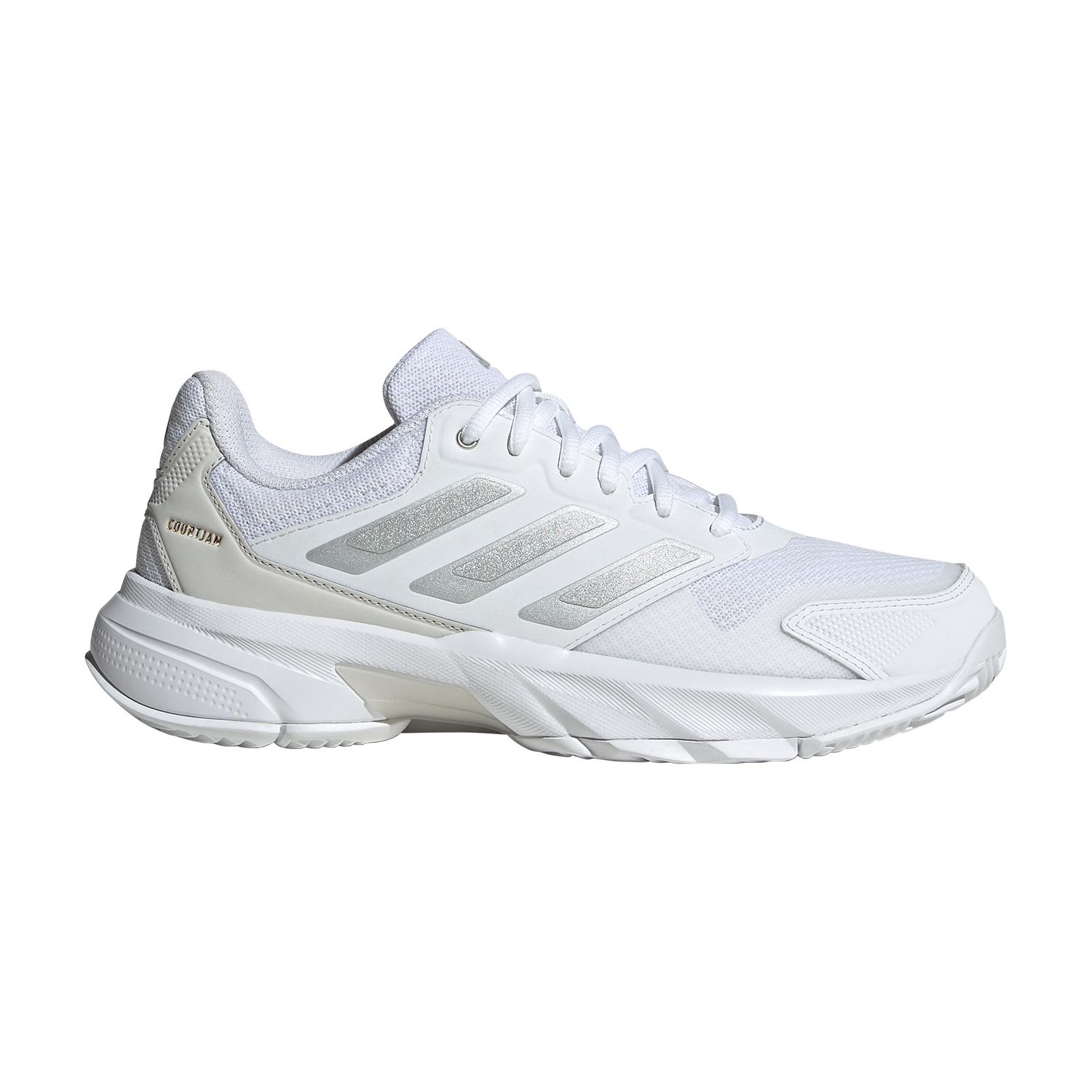 adidas Courtjam Control 3 - FTWR White/Silver Met/Grey One