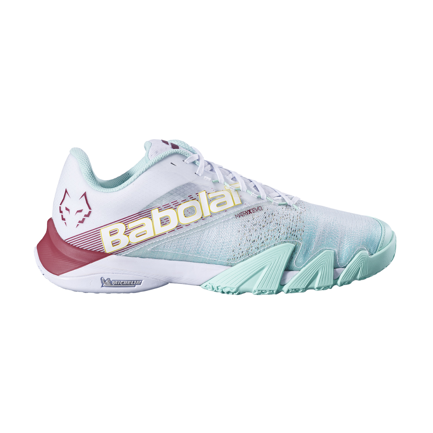 Babolat Jet Premura 2 Juan Lebron - White/Red Dahlia