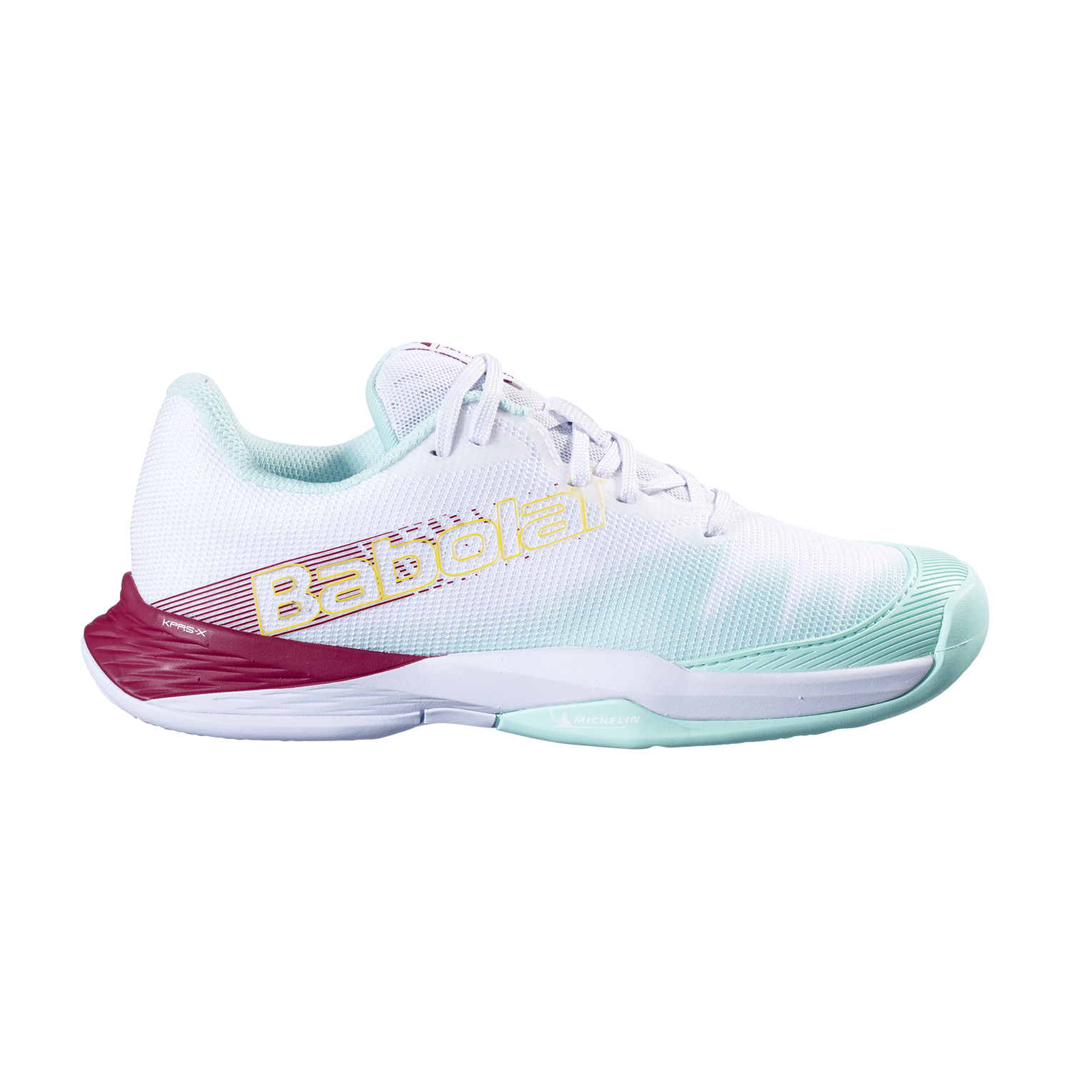 Babolat Jet Premura 2 Niños - White/Red Dahlia