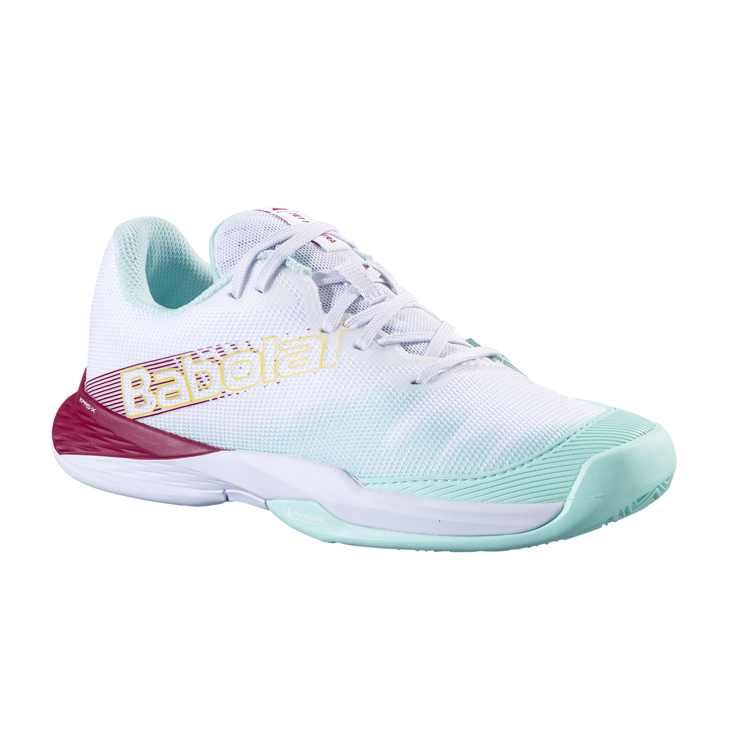 Babolat Jet Premura 2 Niños - White/Red Dahlia