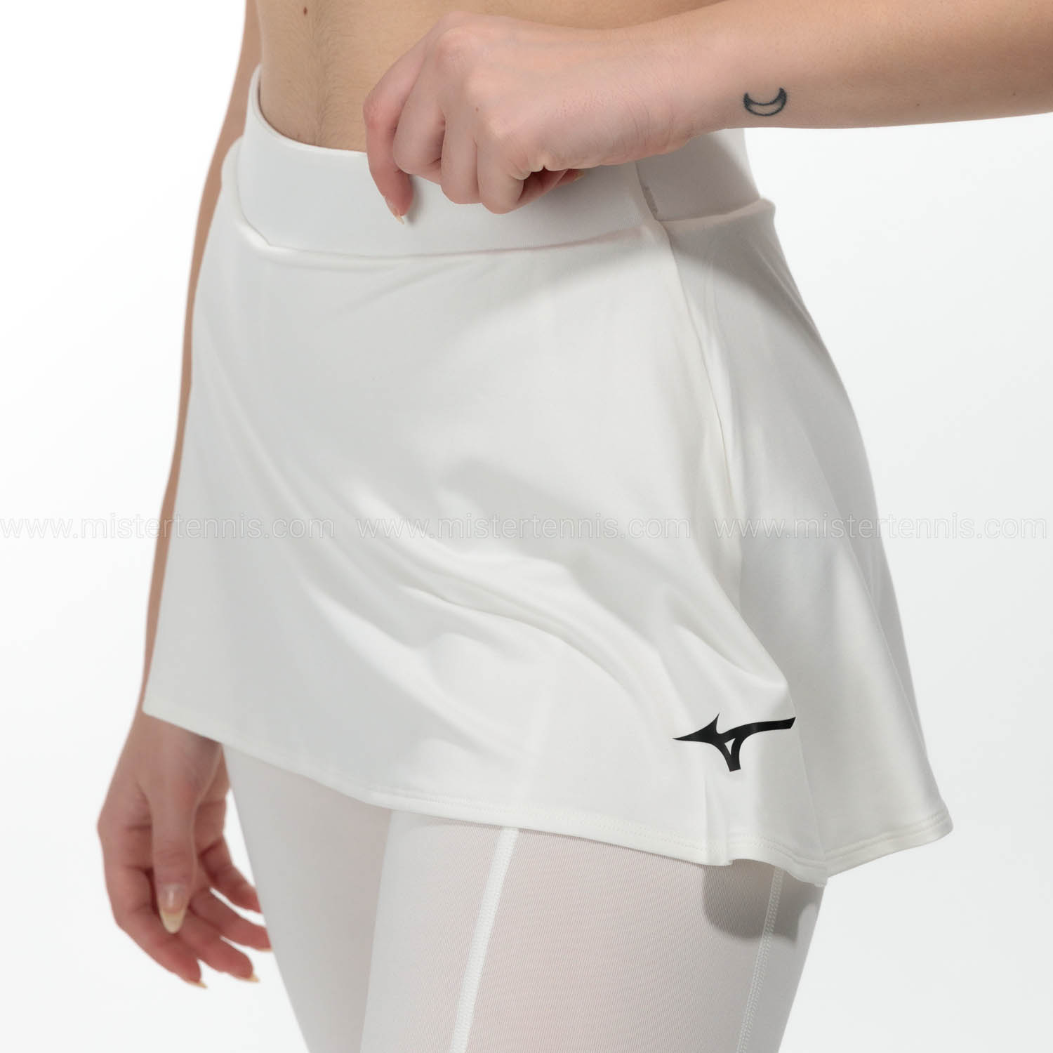 Mizuno Release 2 in 1 Gonna Tights - White