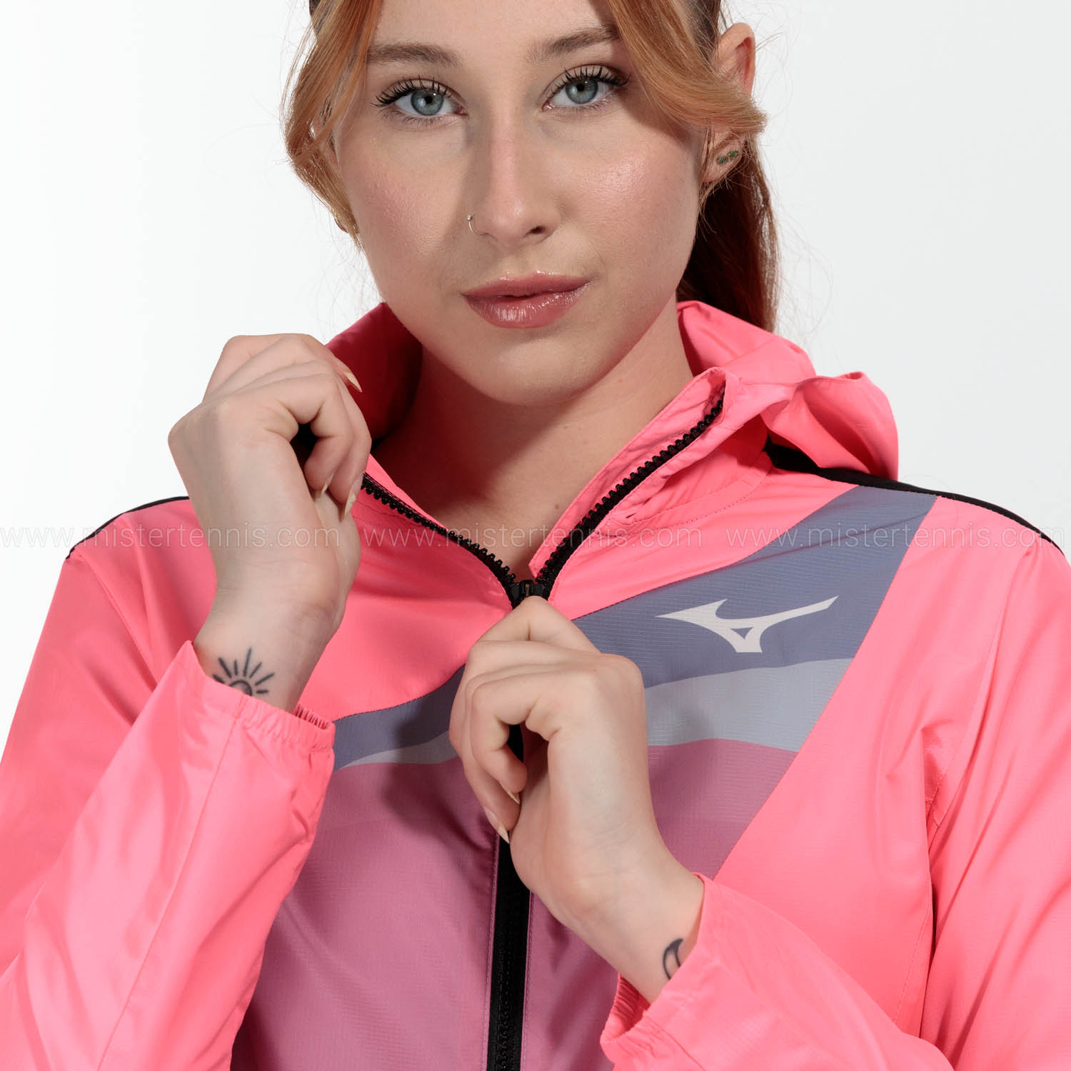 Mizuno Release Giacca - High Vis Pink