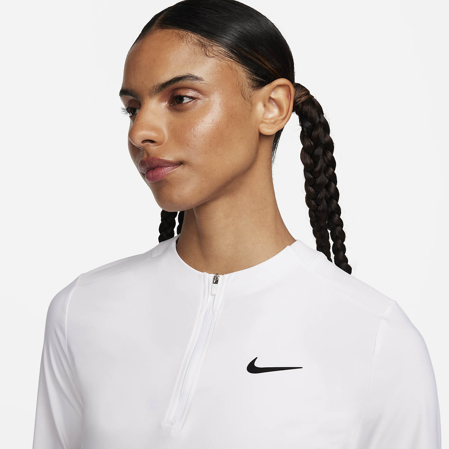 Nike Advantage Women's Tennis Shirt - White/Black