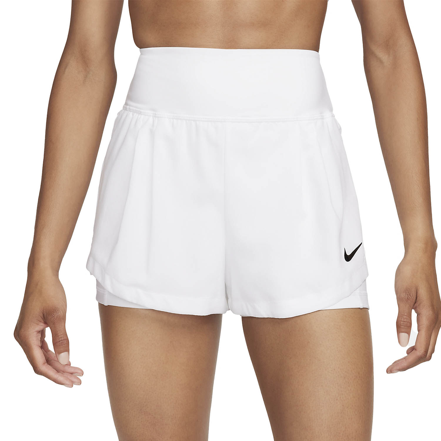 Nike Court Advantage 2in Shorts - White/Black