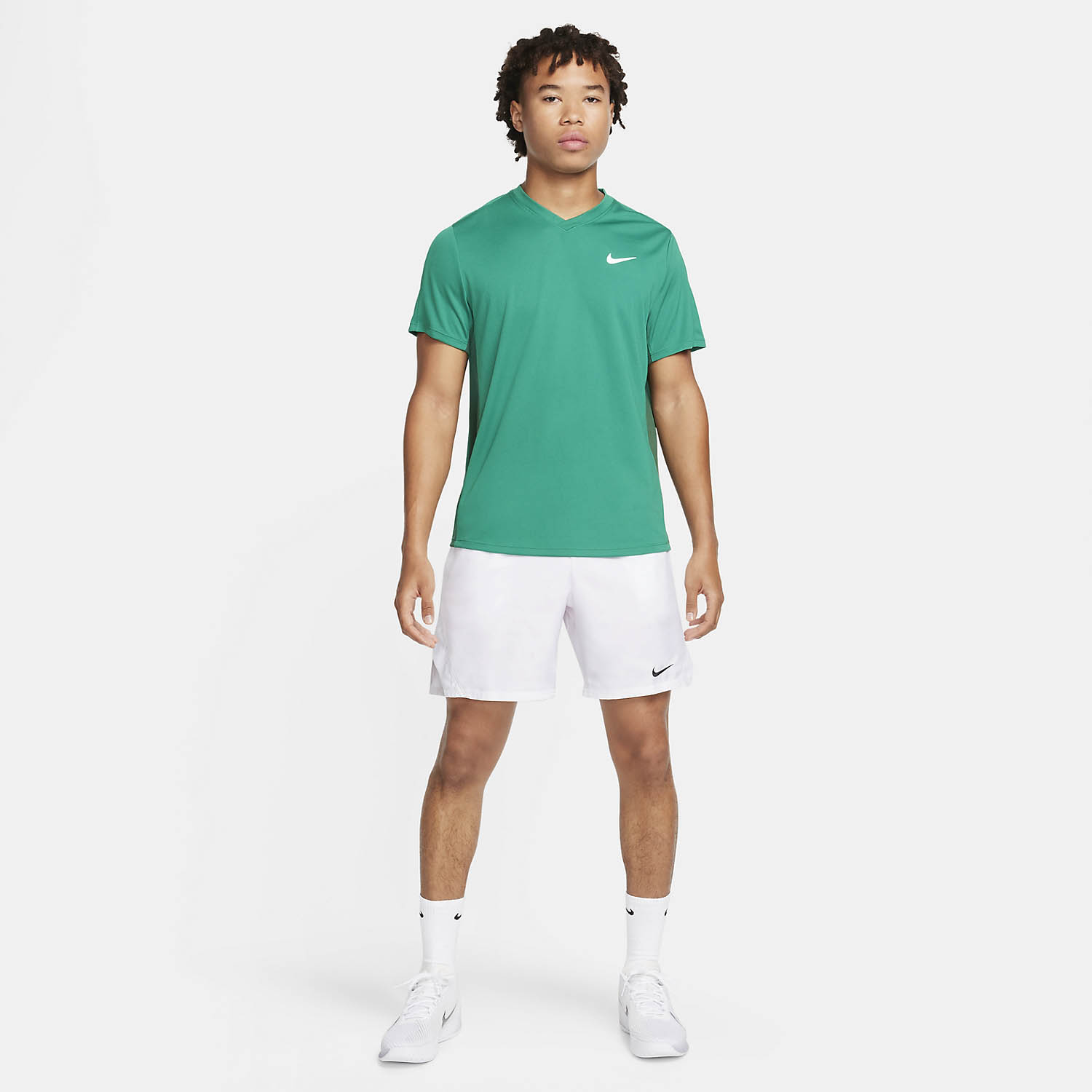 Nike Court Dri-FIT Victory 7in Shorts - White/Black