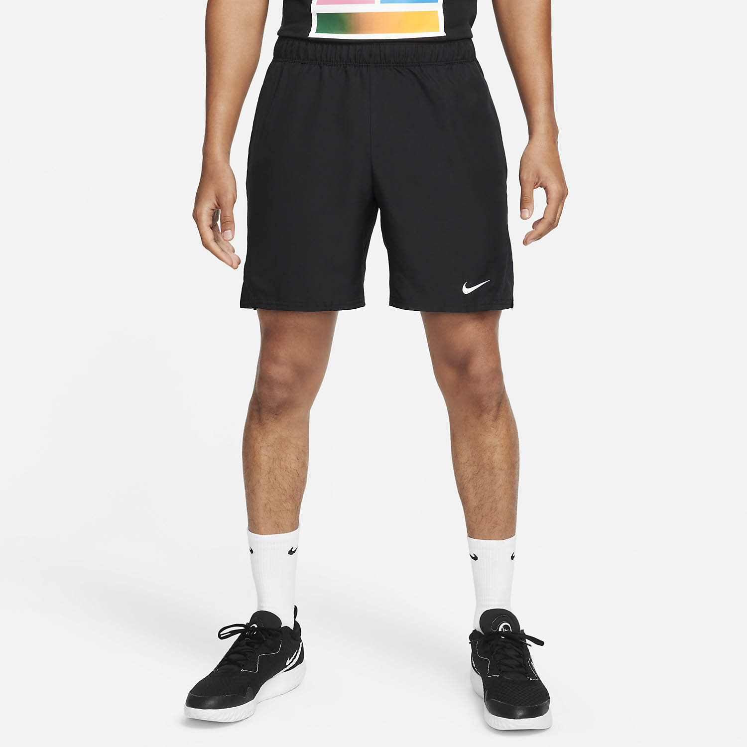 Nike Court Dri-FIT Victory 7in Shorts - Black/White