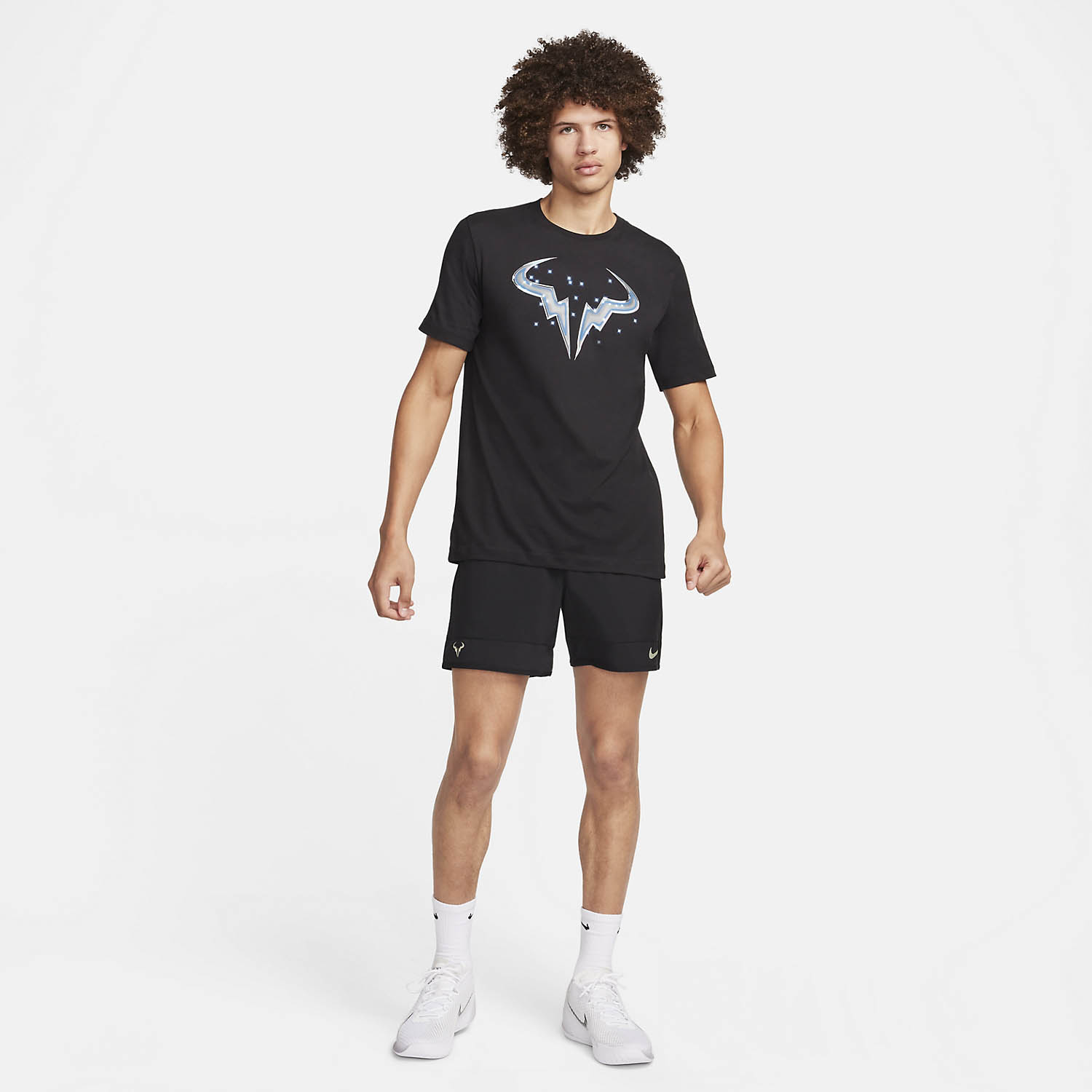 Nike Court Rafael Nadal Camiseta - Black