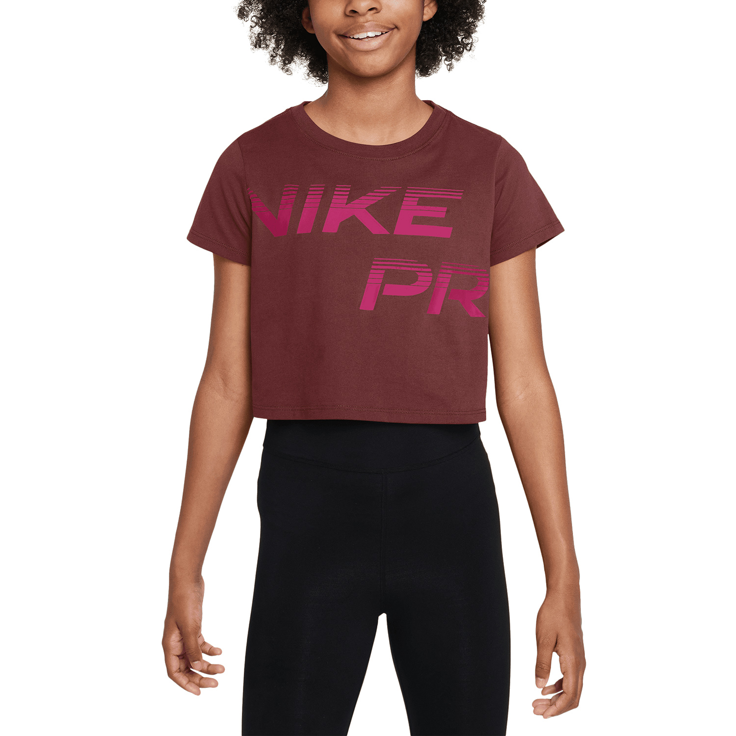 Nike Dri-FIT Essential Maglietta Bambina - Dark Team Red