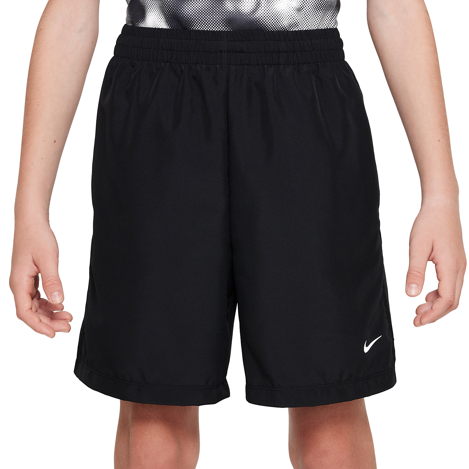 Nike Dri-FIT Icon 6in Shorts Niño - Black/White