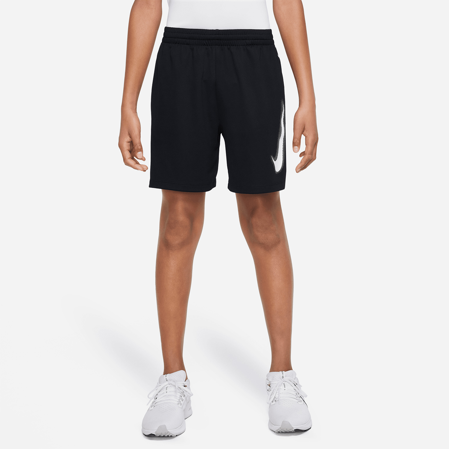 Nike Dri-FIT Multi+ 6in Pantaloncini Bambino - Black/White