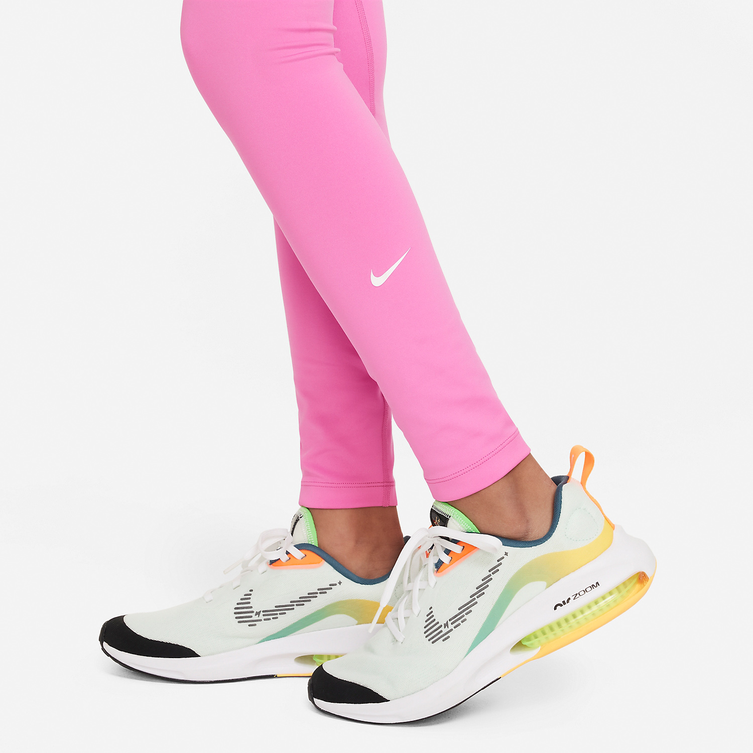Nike Dri-FIT One Tights Girl - Playful Pink/White