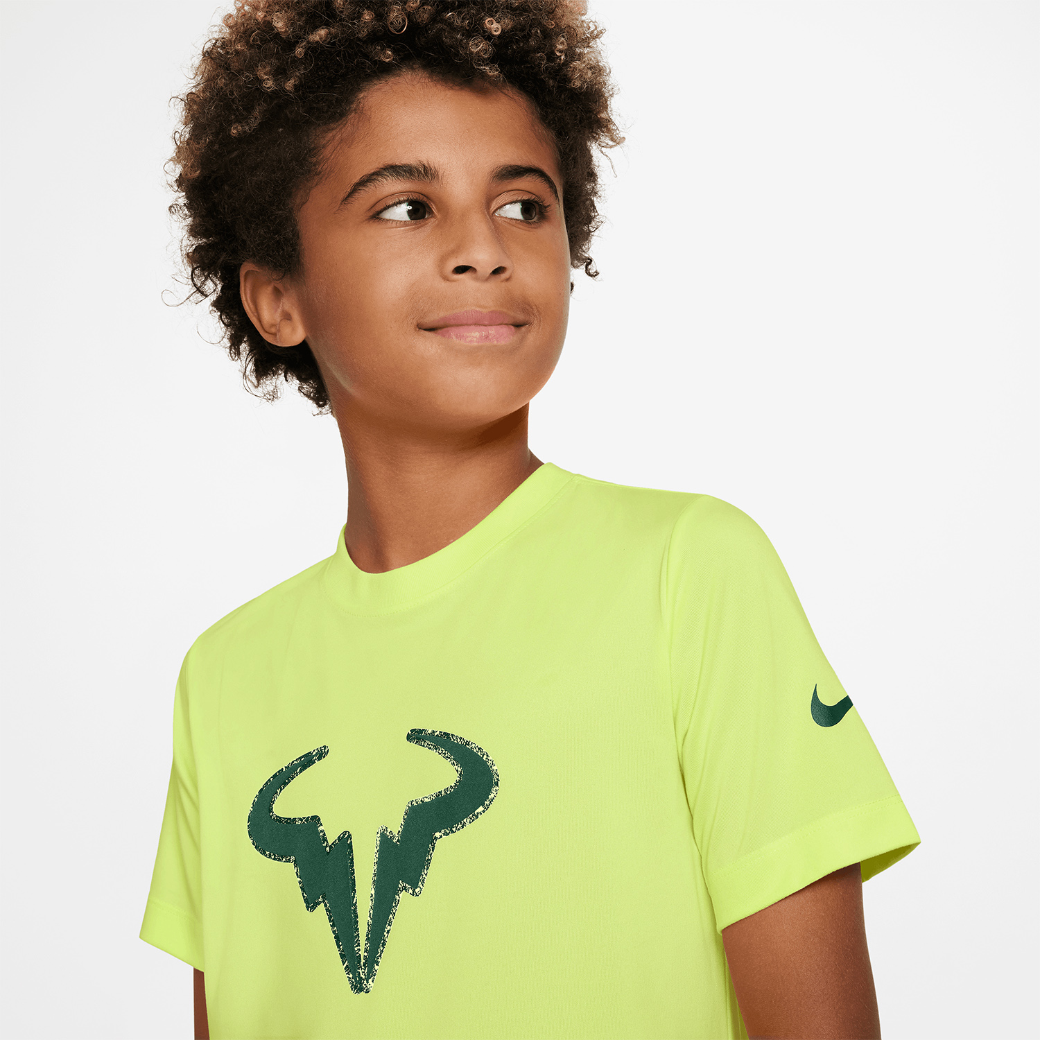 Nike Dri-FIT Rafa T-Shirt Boy - Light Lemon Twist
