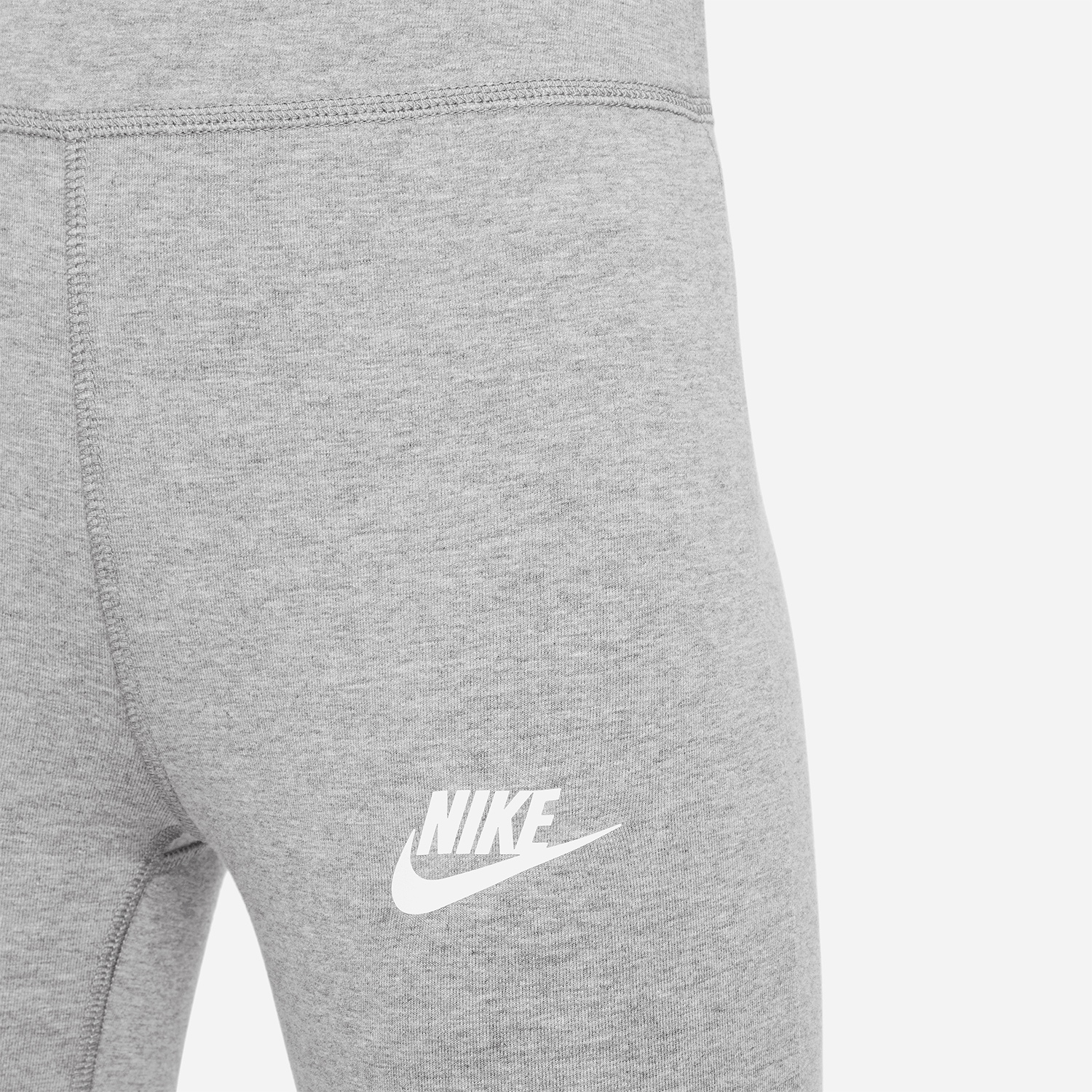 Nike Favorites Logo Tights Niña - Carbon Heather/White