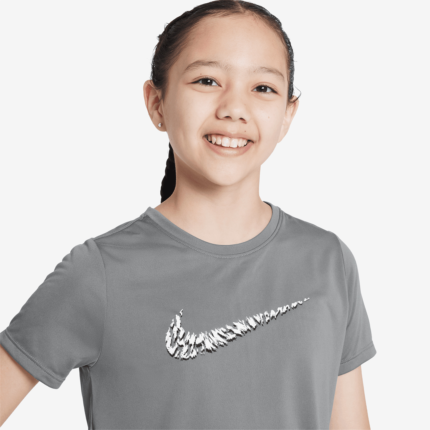 Nike One Camiseta Niña - Smoke Grey