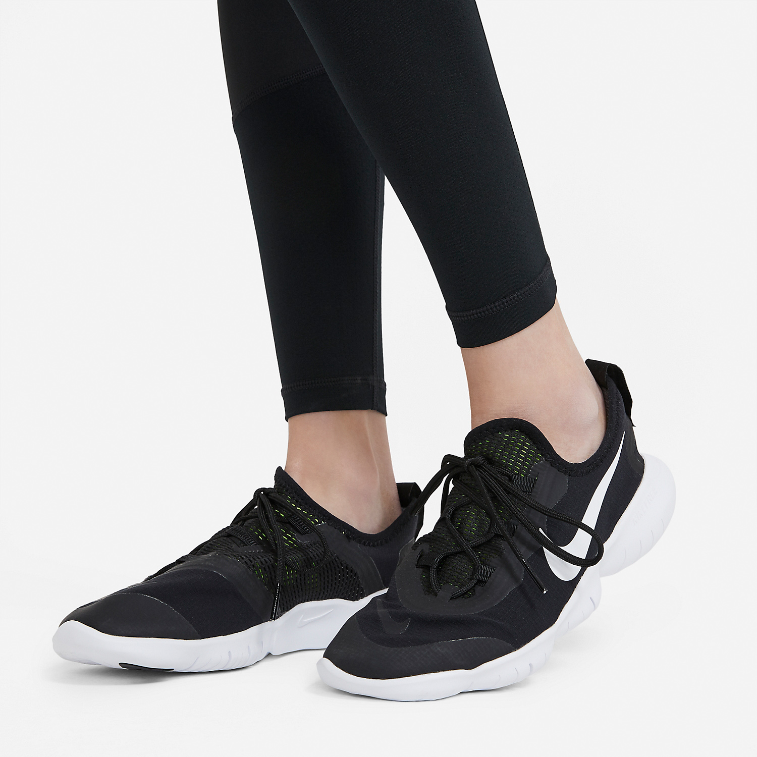 Nike Pro Tights Bambina - Black/White