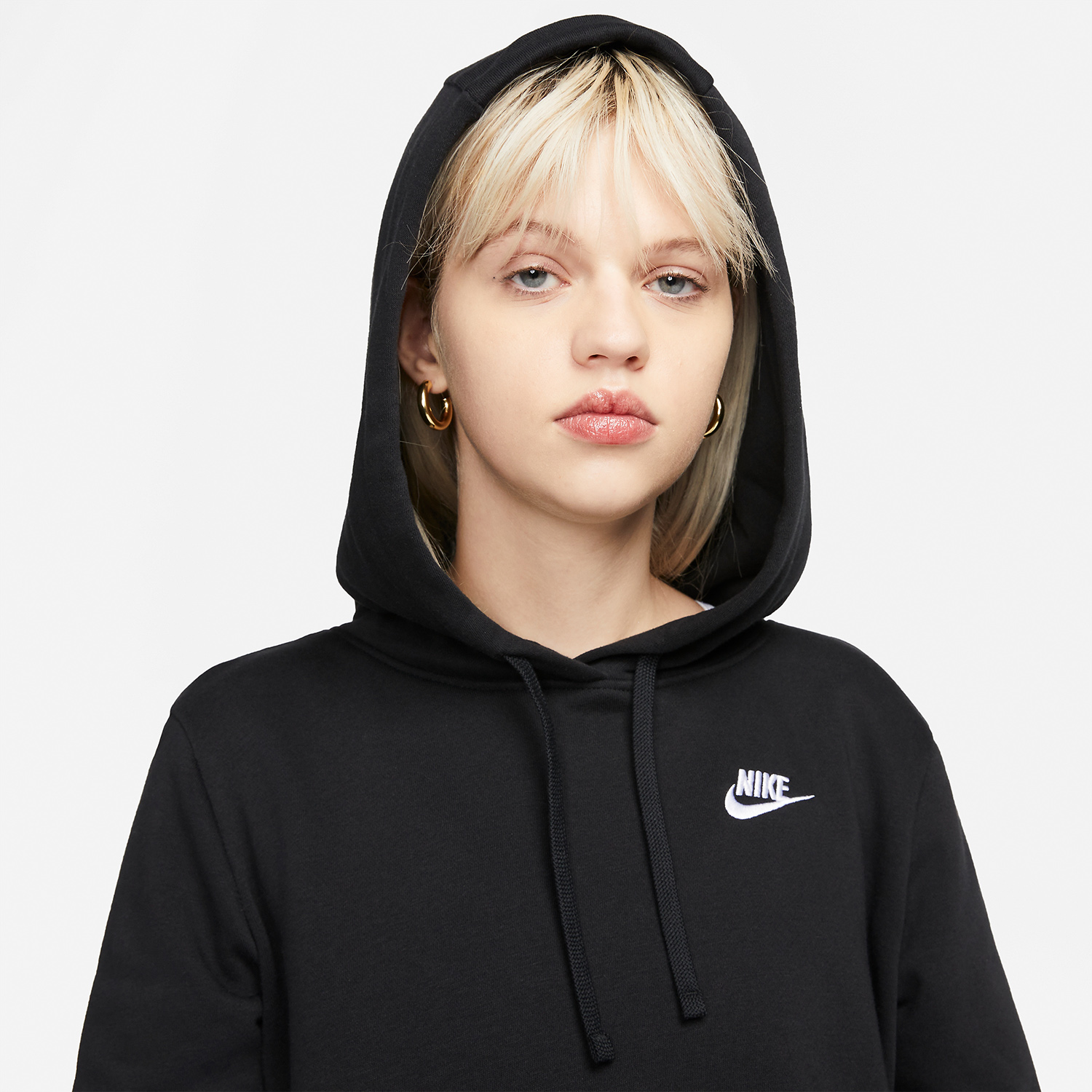 Nike Club Sudadera - Black/White