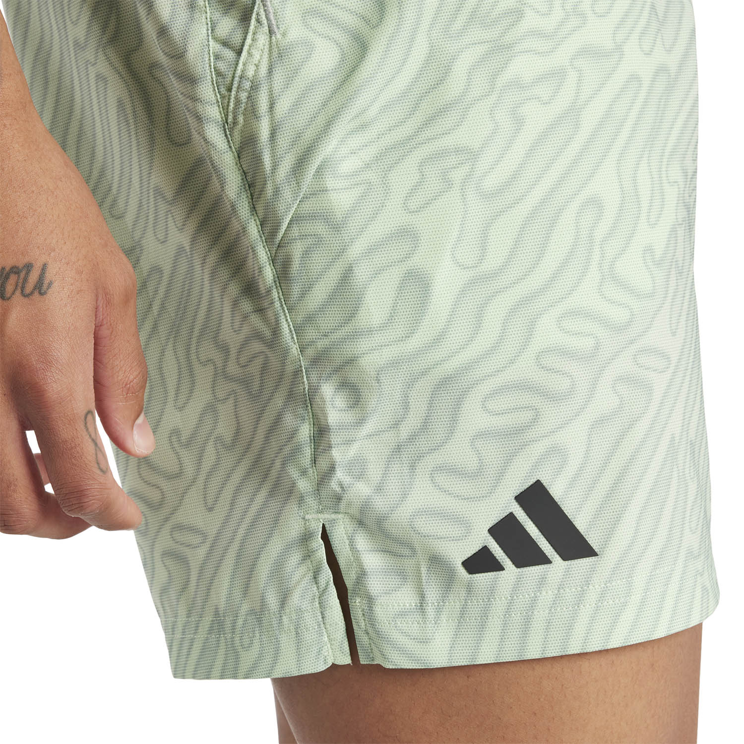 adidas Ergo Pro 7in Pantaloncini - Semi Green Spark/Silver Green