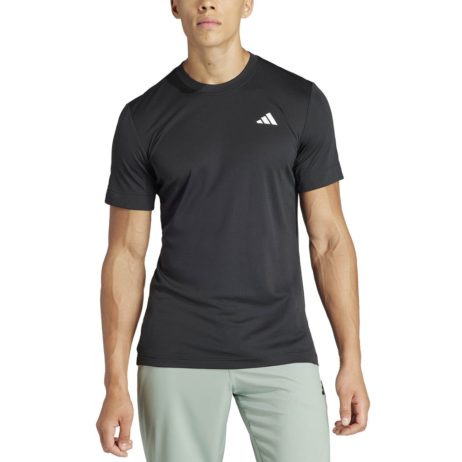 adidas FreeLift Men's Tennis T-Shirt - Black