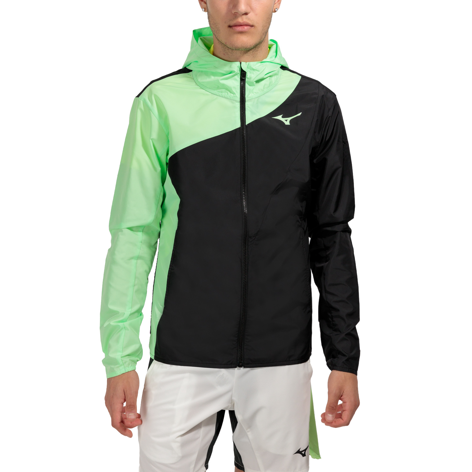 Mizuno Release Jacket - Techno Green/Black