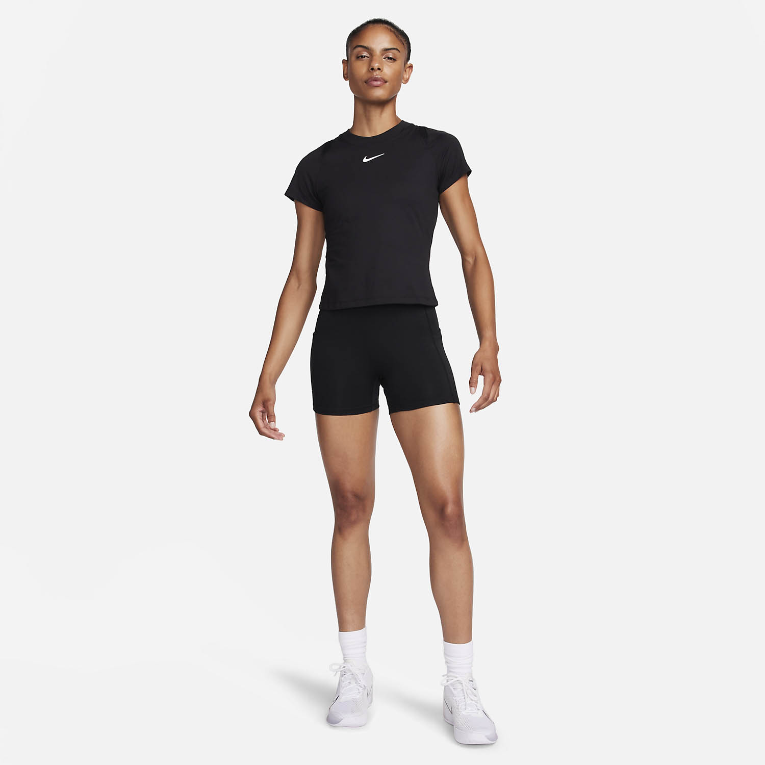Nike Advantage 4in Pantaloncini - Black/White