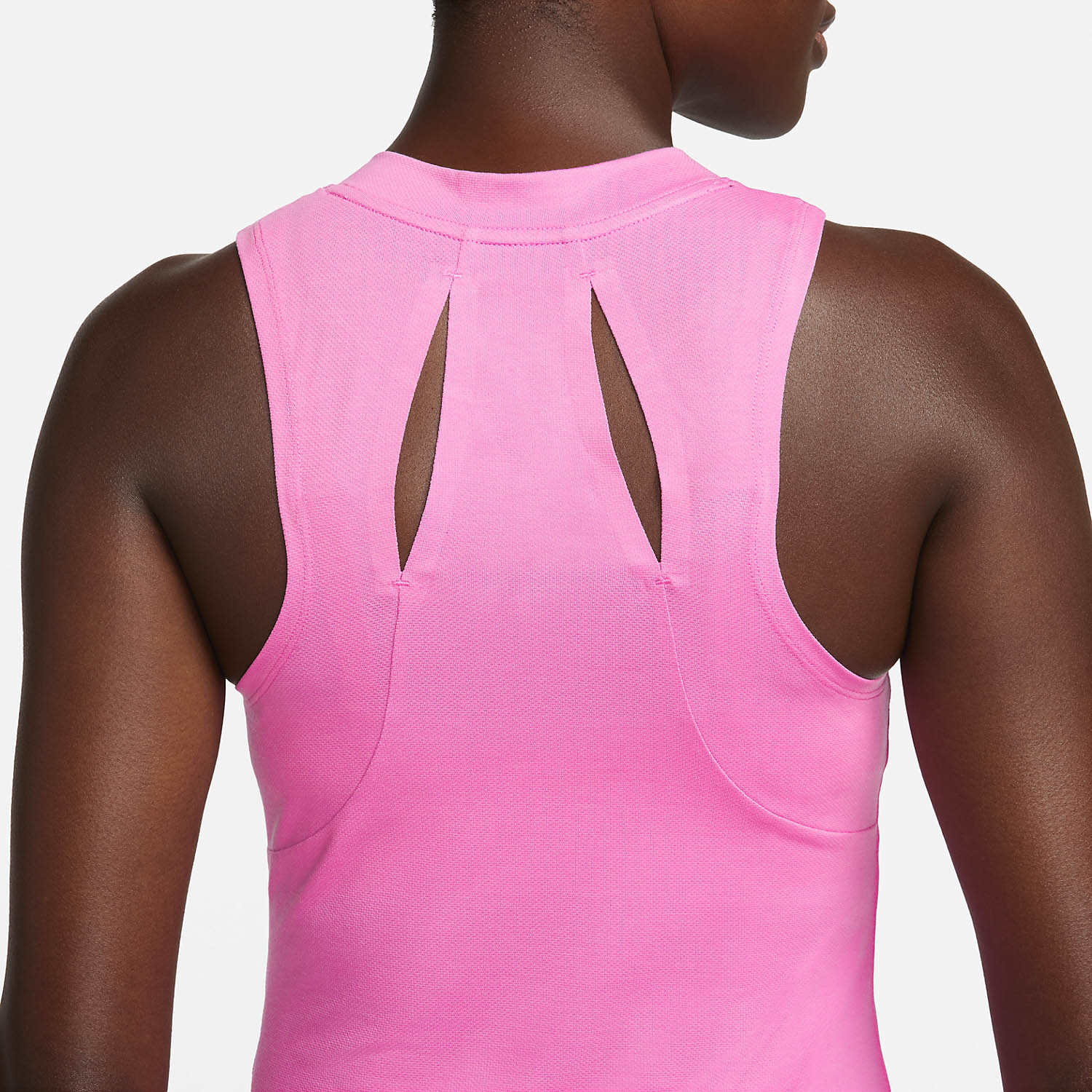 Nike Court Advantage Women's Tennis Tank - Playful Pink/Black