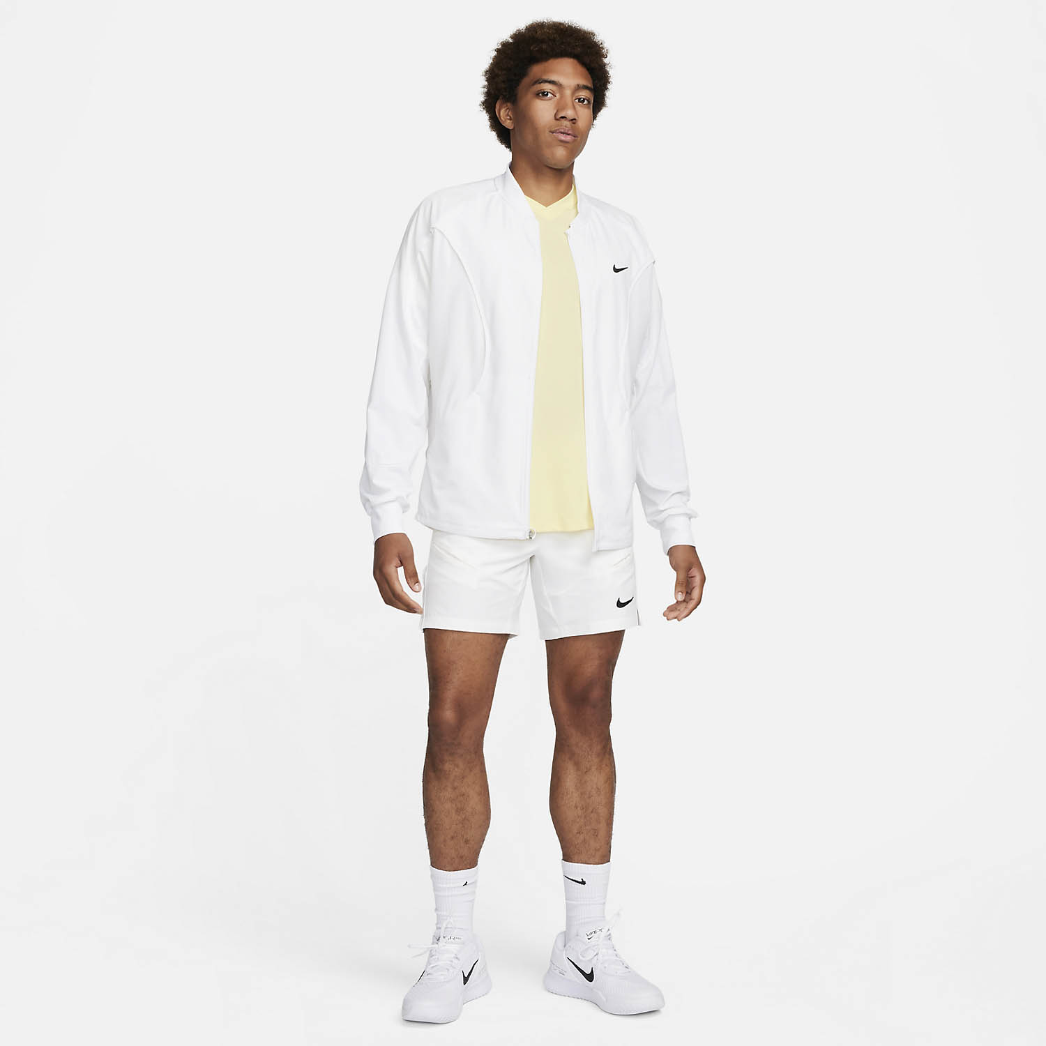 Nike Court Advantage Chaqueta - White/Black