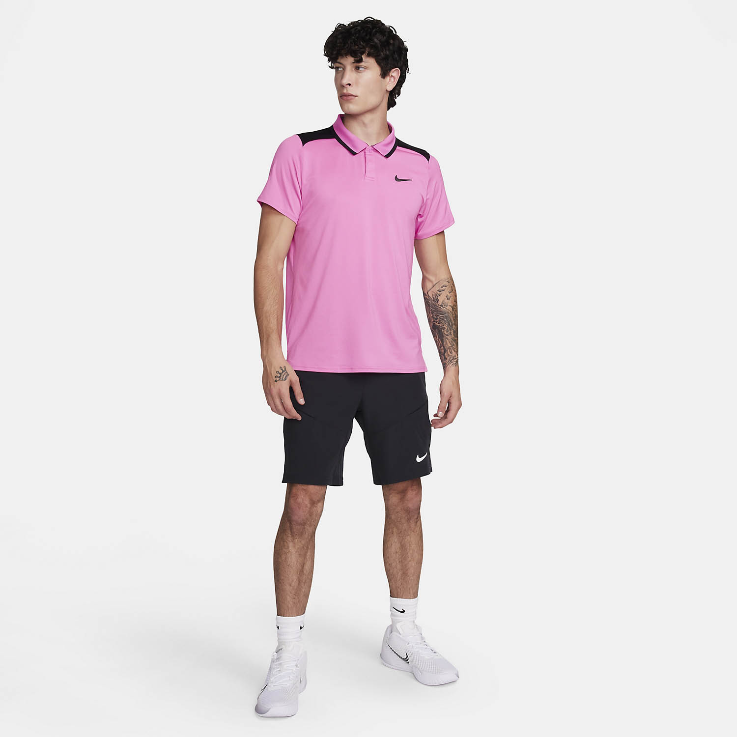 Nike Court Dri-FIT Advantage Polo - Playful Pink/Black