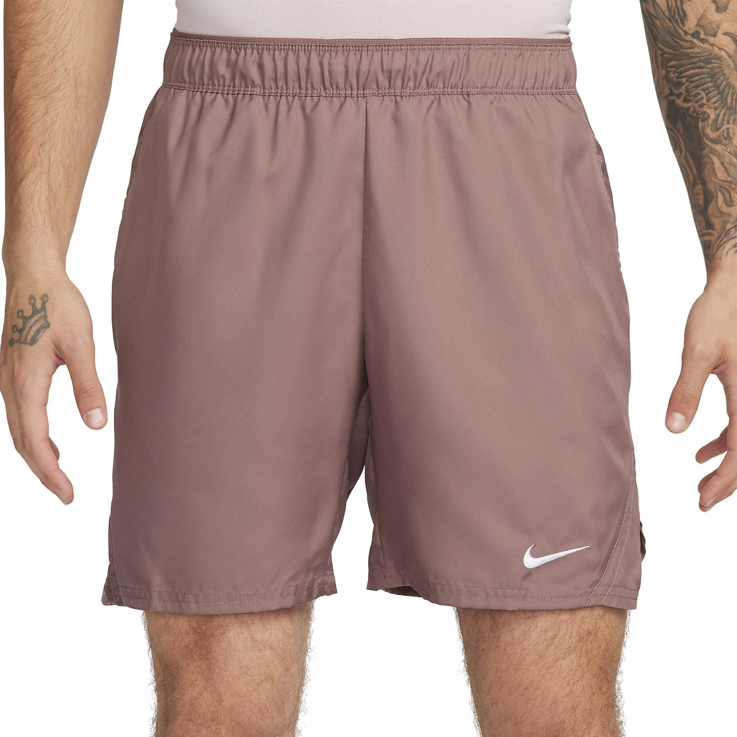 Nike Court Dri-FIT Victory 7in Pantaloncini - Smokey Mauve/White