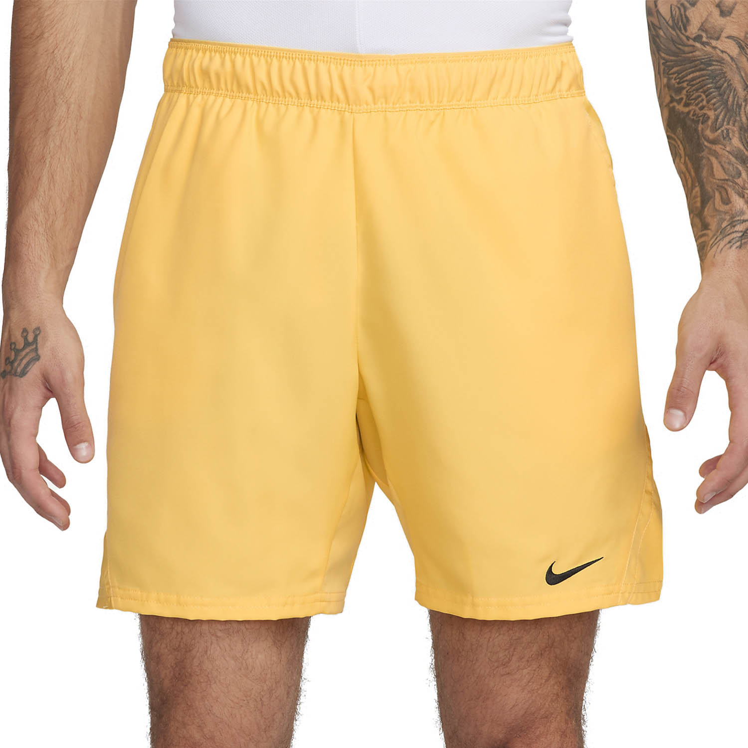 Nike Court Dri-FIT Victory 7in Shorts - Topaz Gold/Black