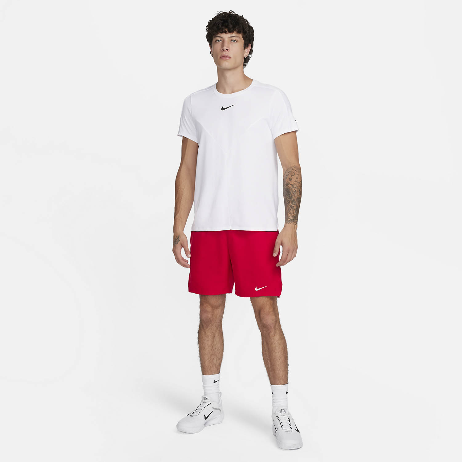 Nike Court Dri-FIT Victory 7in Pantaloncini - University Red/White