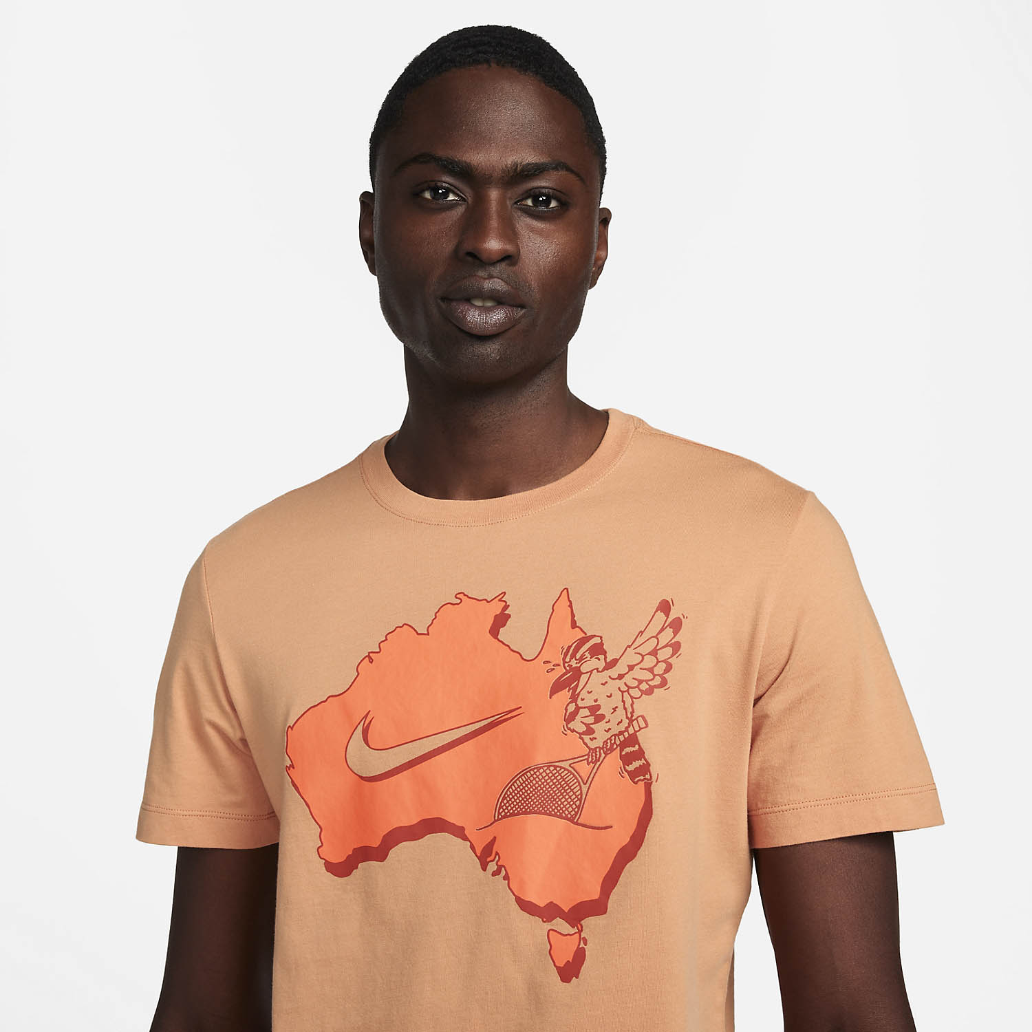 Nike Court Logo T-Shirt - Amber Brown