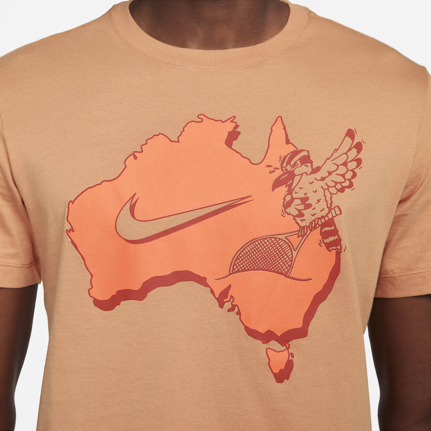 Nike Court Logo T-Shirt - Amber Brown