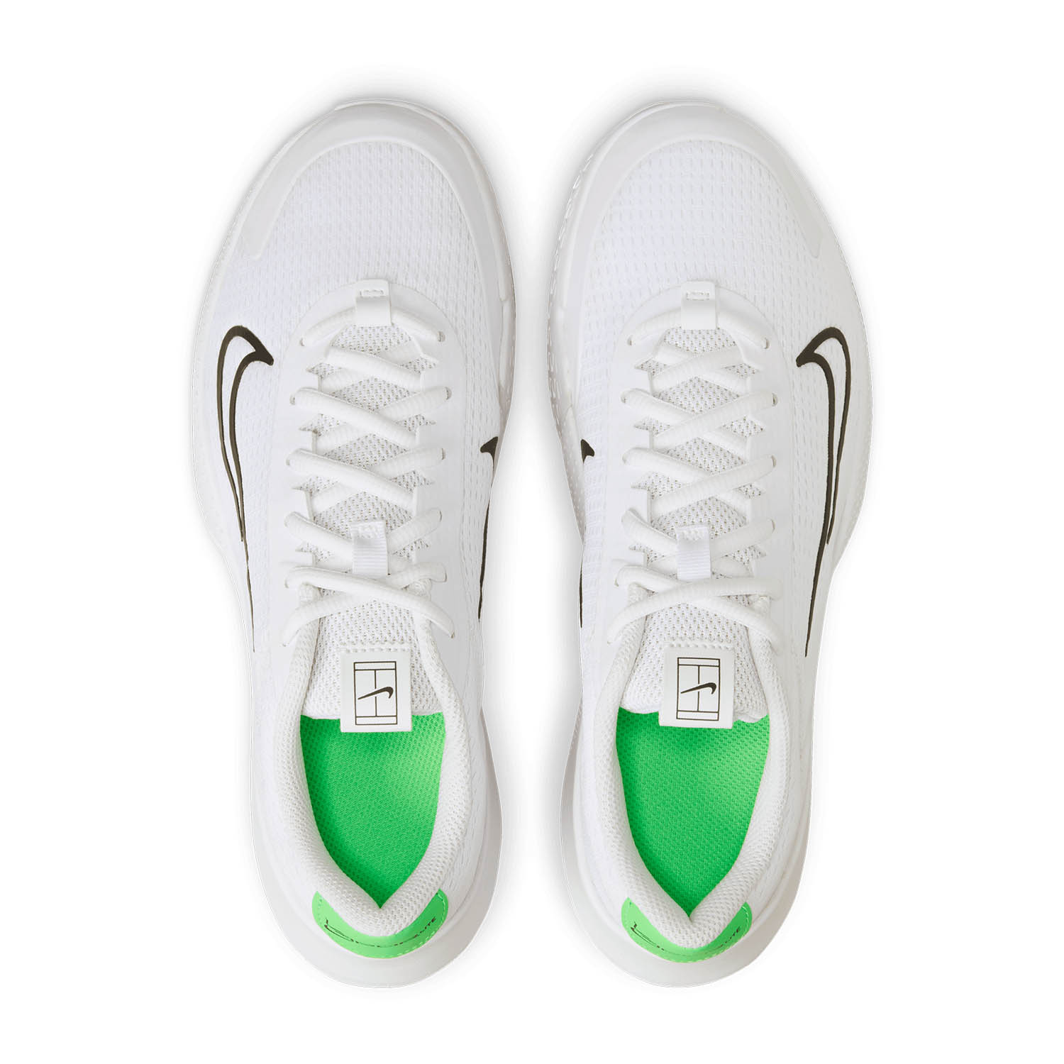 Nike Court Vapor Lite 2 HC - White/Black/Poison Green