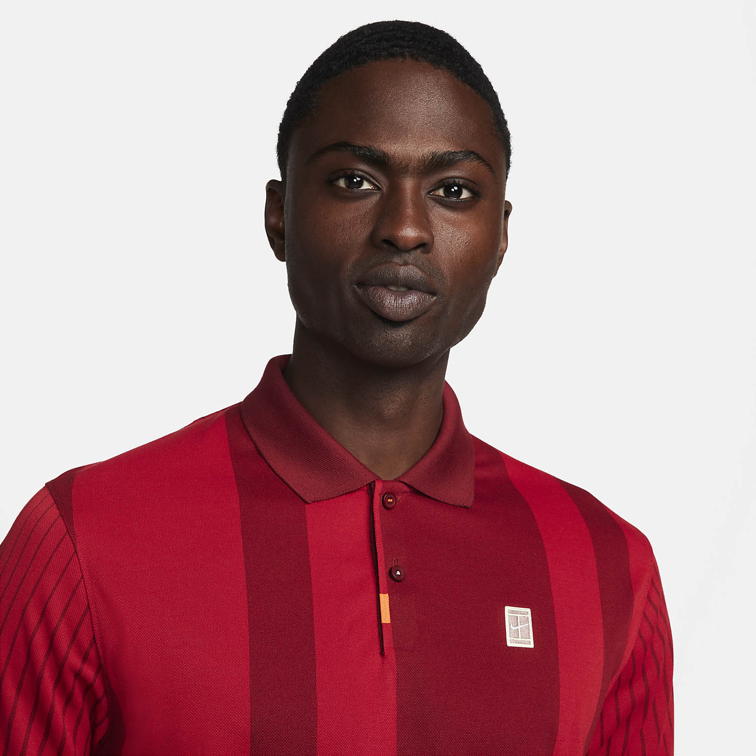 Nike Dri-FIT Heritage Printed Polo - Team Red