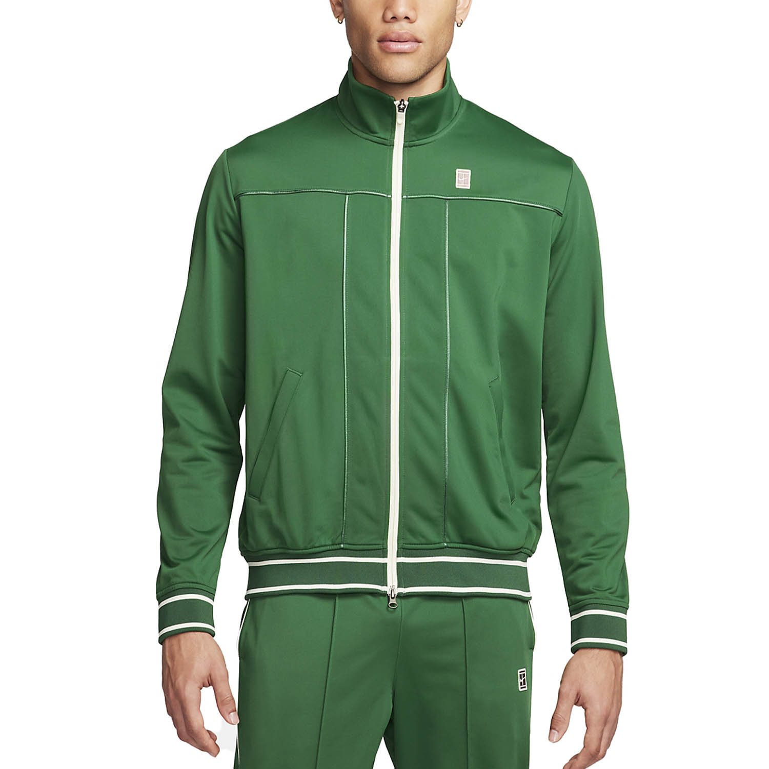 Nike Heritage Chaqueta - Gorge Green/Coconut Milk