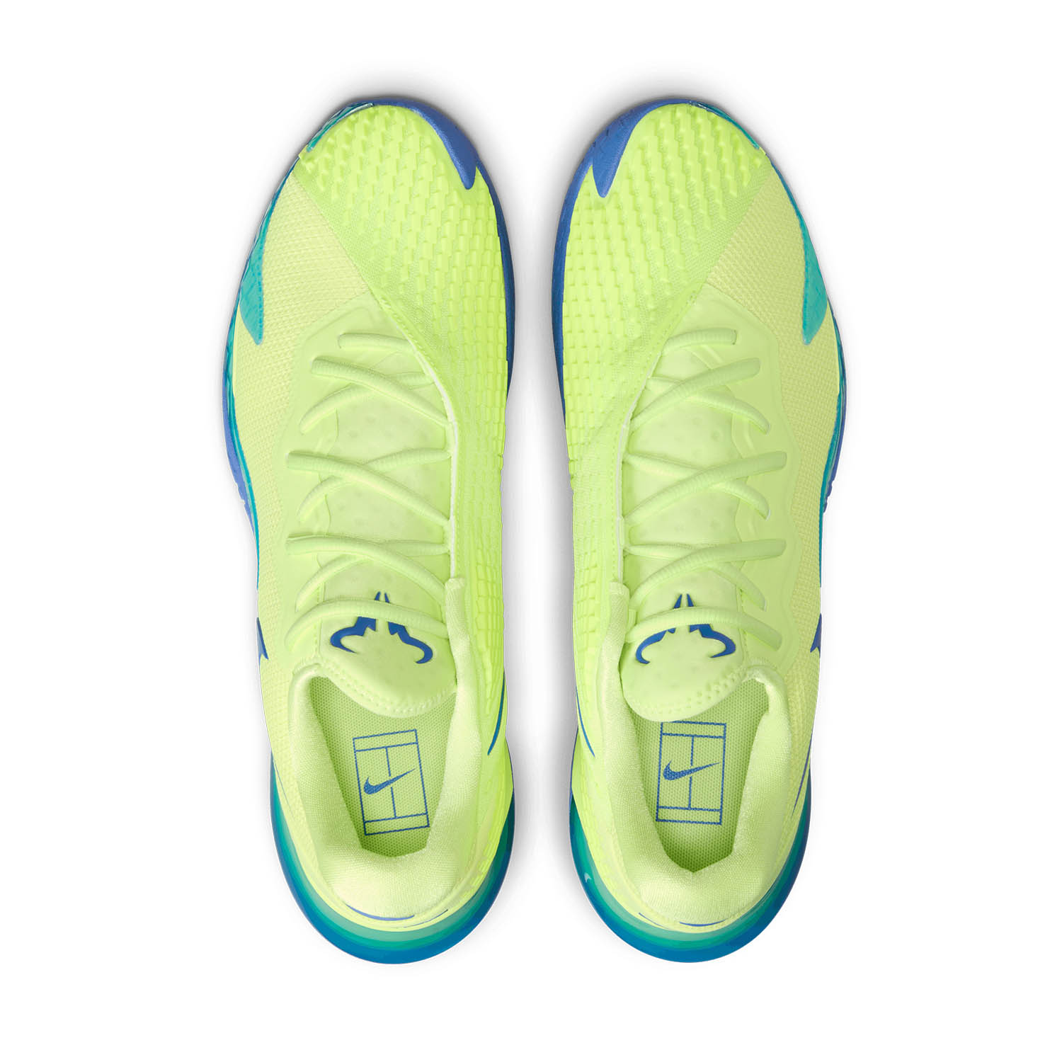 Nike Vapor Cage 4 Rafa HC Men's Tennis Shoes - Light Lemon Twist