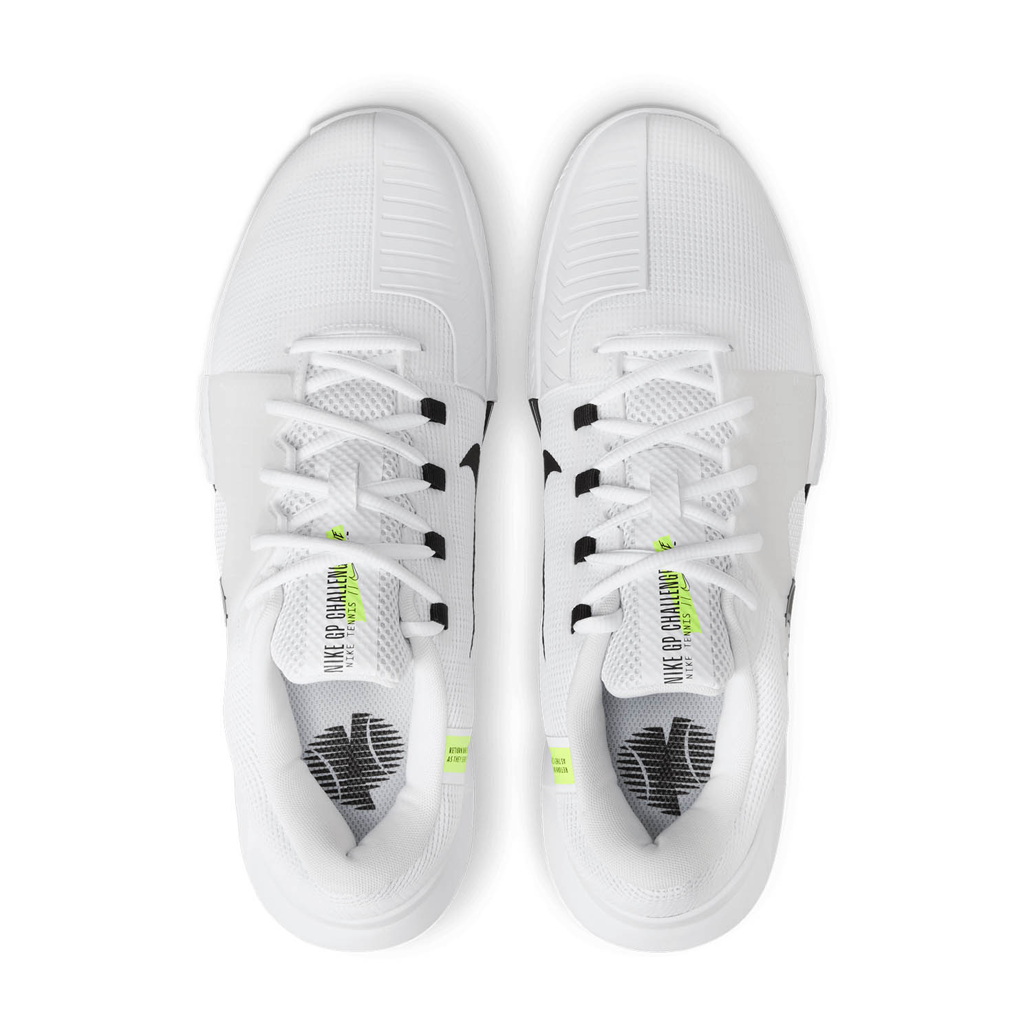 Nike Zoom GP Challenge 1 HC Men's Tennis Shoes - White/Black