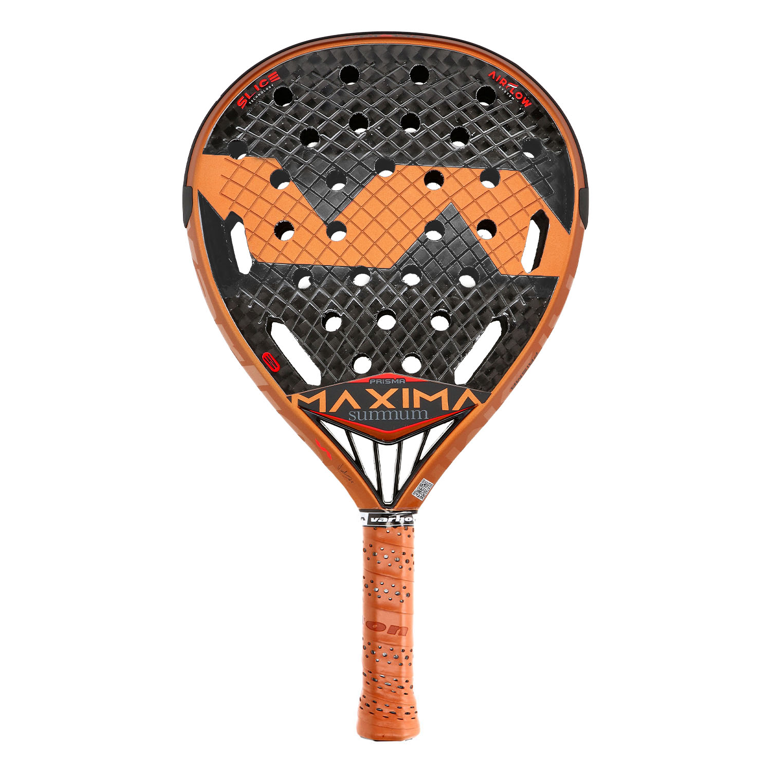 Varlion Maxima Summum Prisma Airflow W Padel Racket - Brown