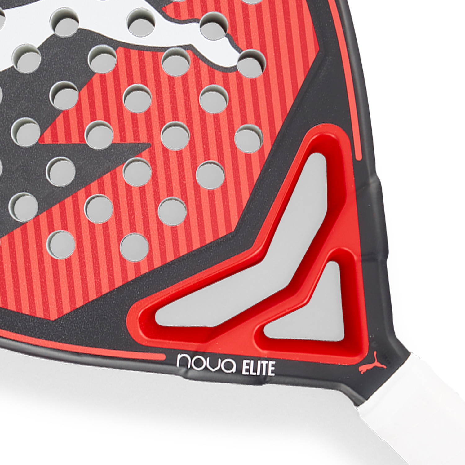 Puma Nova Elite PWR Padel - Black/Active Red/White