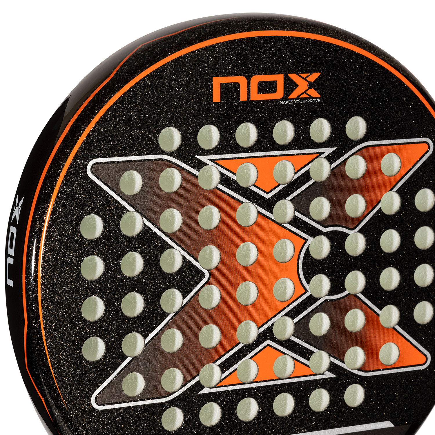 NOX Equation Advanced Padel - Black/Orange