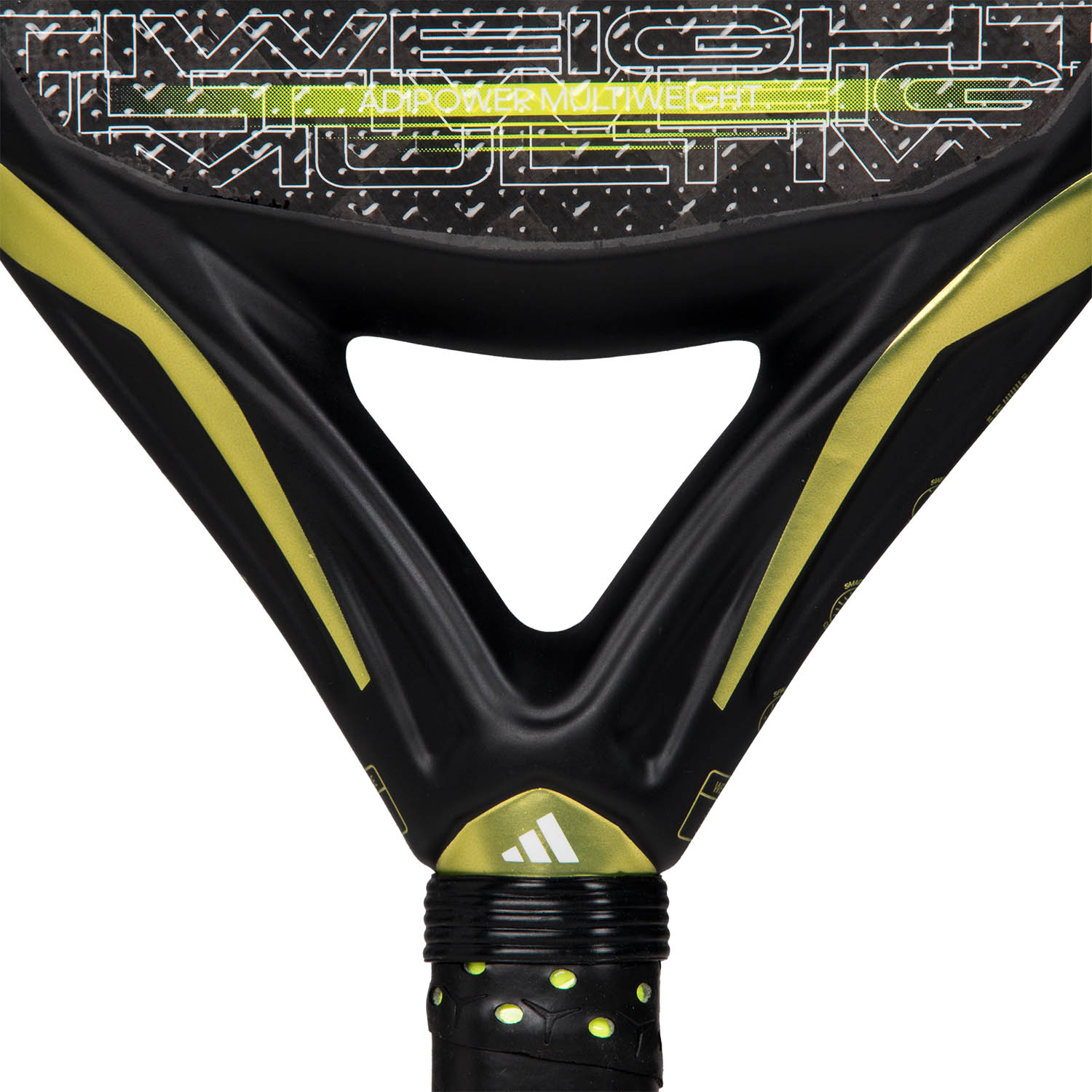 adidas Adipower Multiweight 3.3 Padel - Black/Yellow