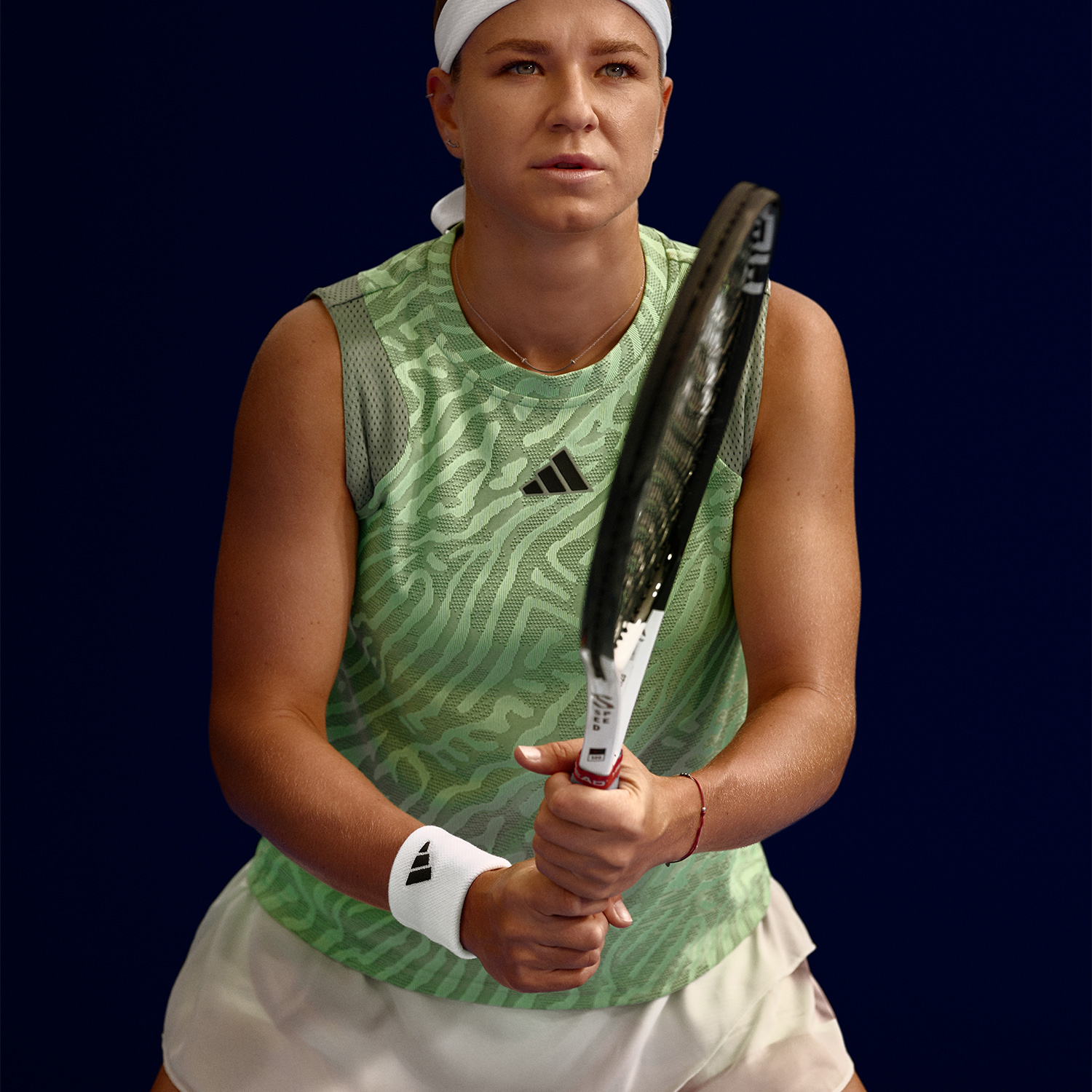 adidas Airchill Pro Match Women's Tennis Tank Silver Green