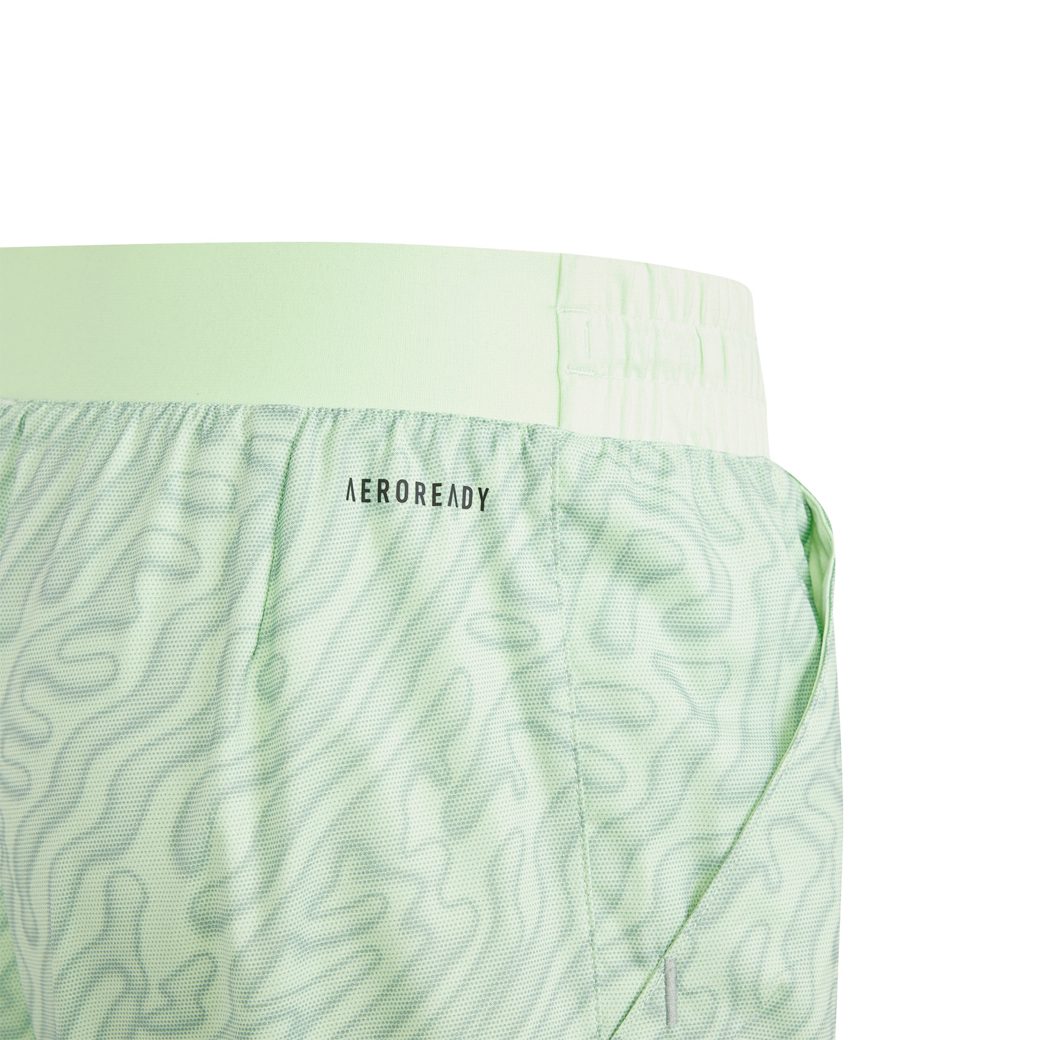 adidas Pro 5in Shorts Boy - Semi Green Spark/Silver Green