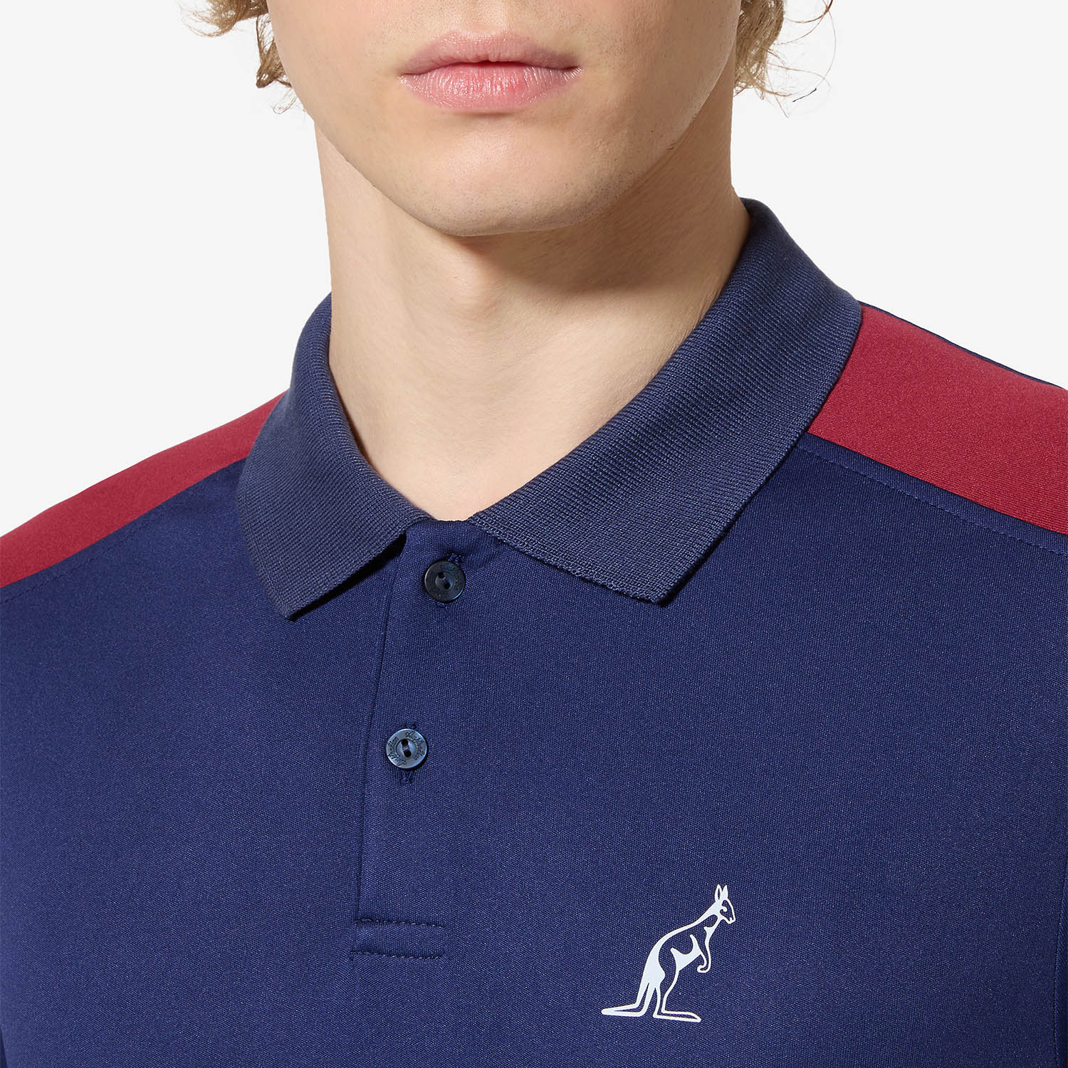 Australian Ace Energy Polo - Blu Cosmo/Bianco