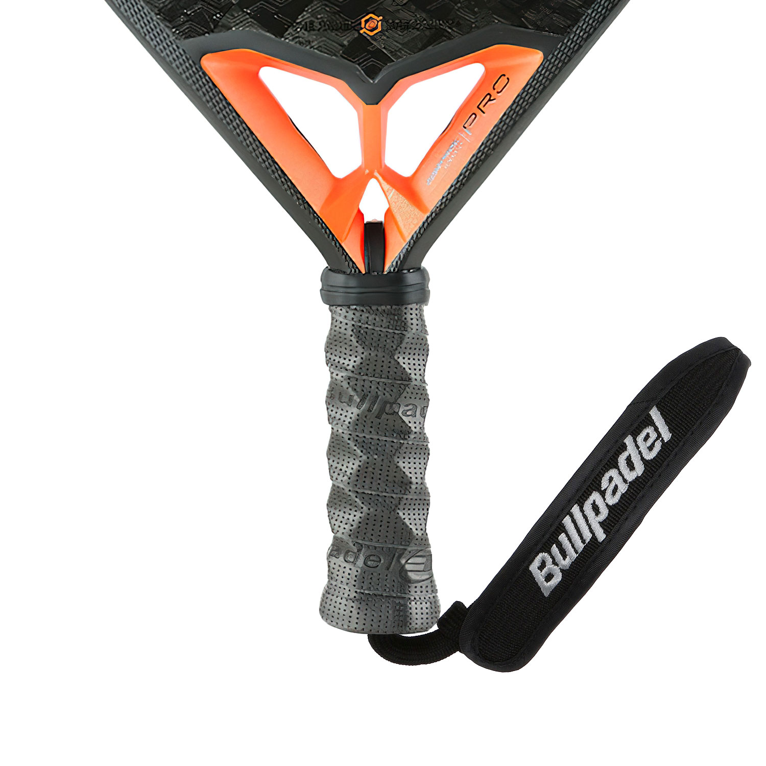 Bullpadel Hack 03 Hybrid Padel Racket - Black/Orange
