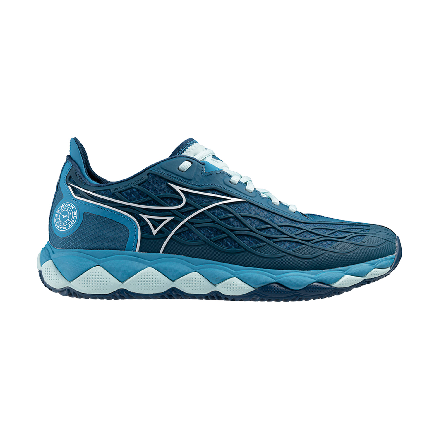 Mizuno Wave Enforce Tour Clay - Moroccan Blue/White/Bluejay