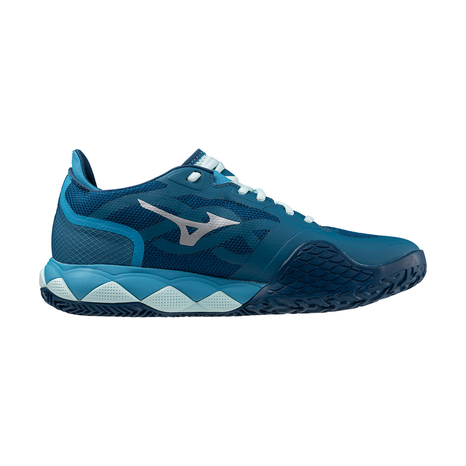 Mizuno Wave Enforce Tour Clay - Moroccan Blue/White/Bluejay