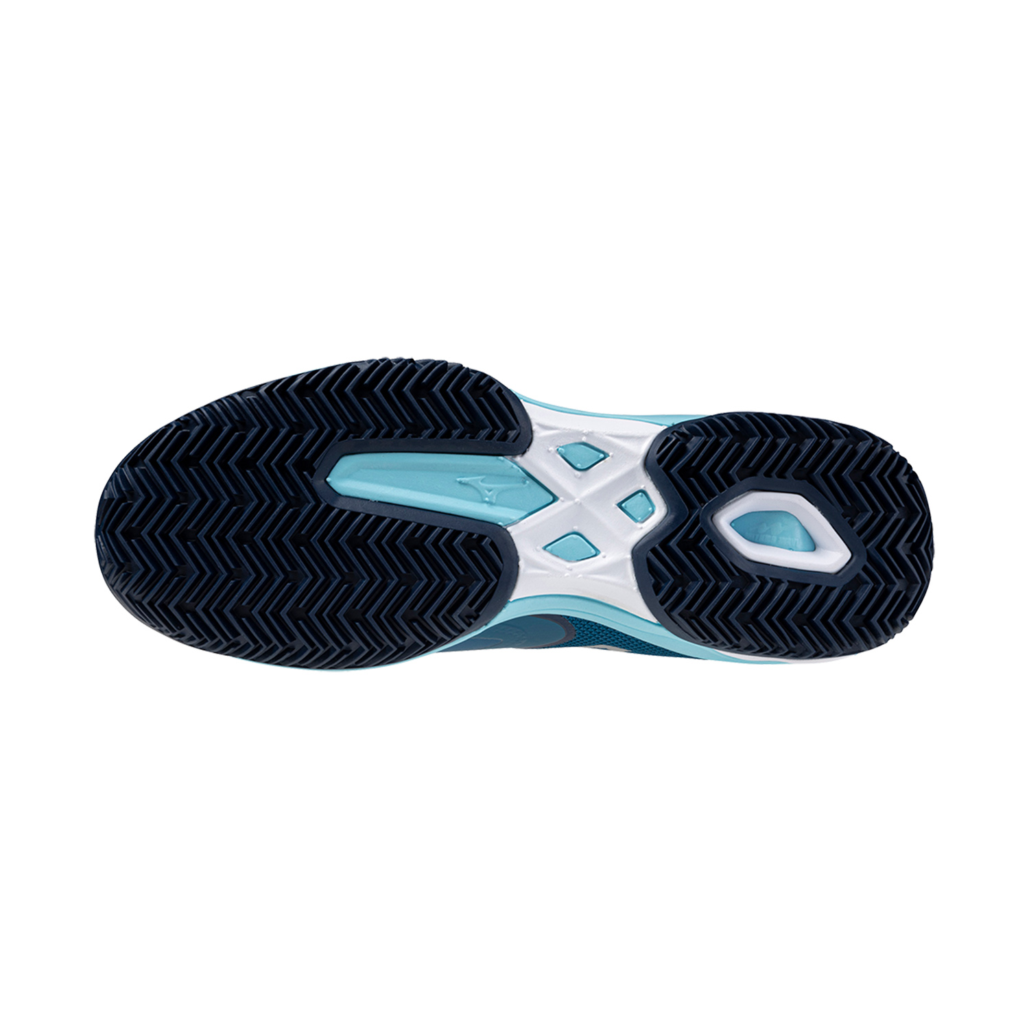 もずく EU36/23cm Mizuno Wave Exceed Light 2 Clay Men's Tennis Shoes Moroccan Blue