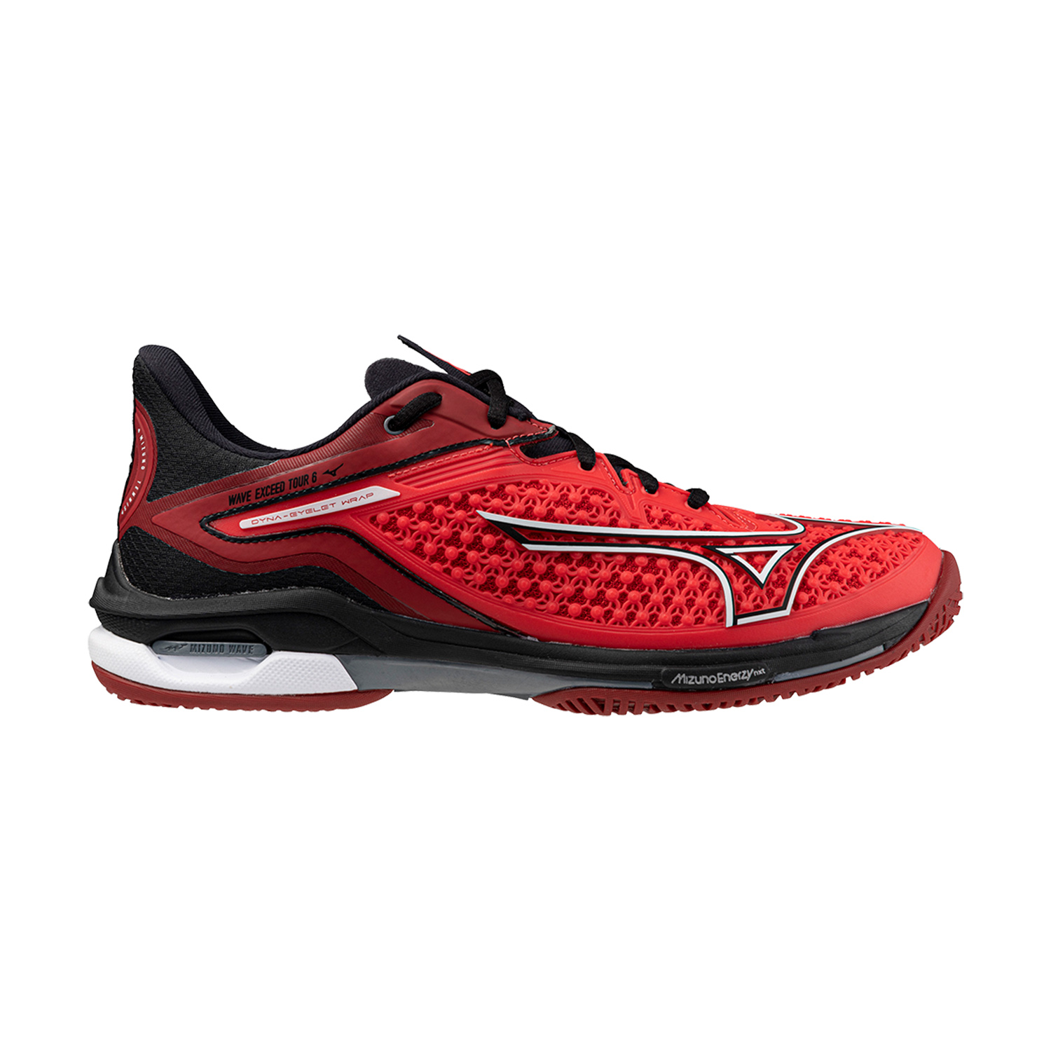 Mizuno Wave Exceed Tour 6 All Court - Radiant Red/White/Black