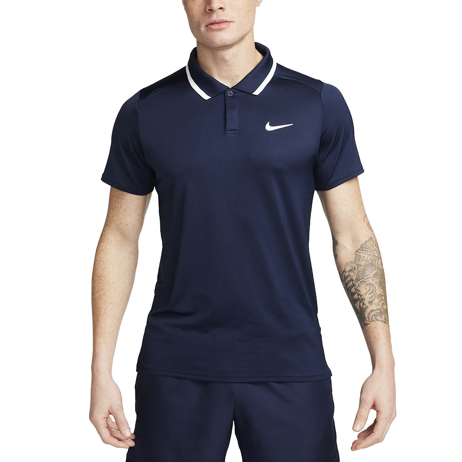 Nike Court Dri-FIT Advantage Polo - Obsidian/White